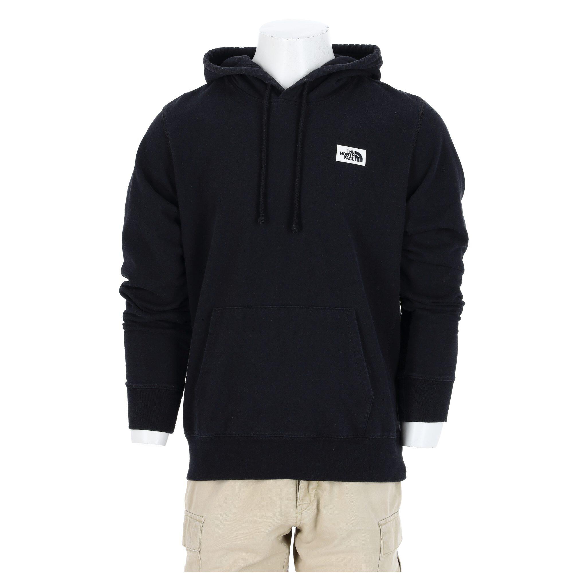 Second life - Bluza z kapturem męska The North Face czarna - Jak nowy
