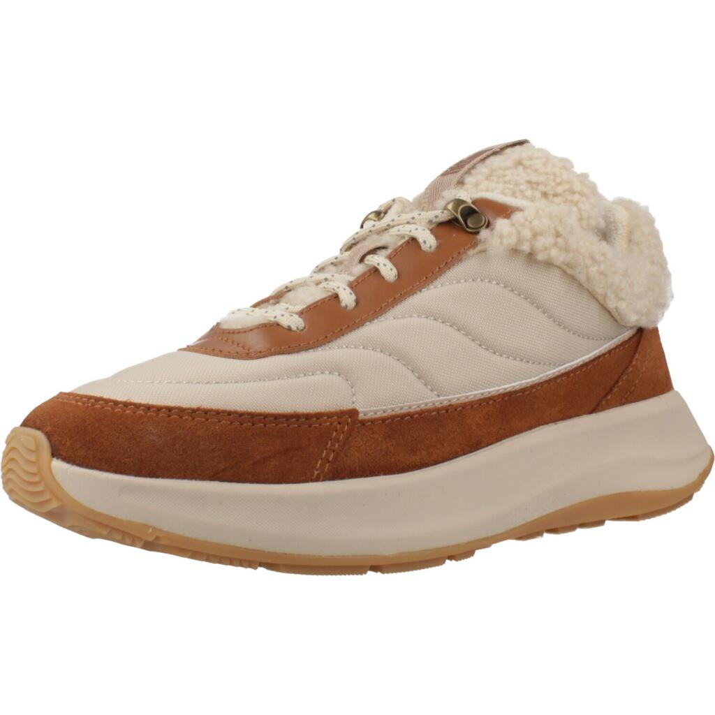Buty FITFLOP MODE FLOW SHEARLING-MIX SNE Brązowy