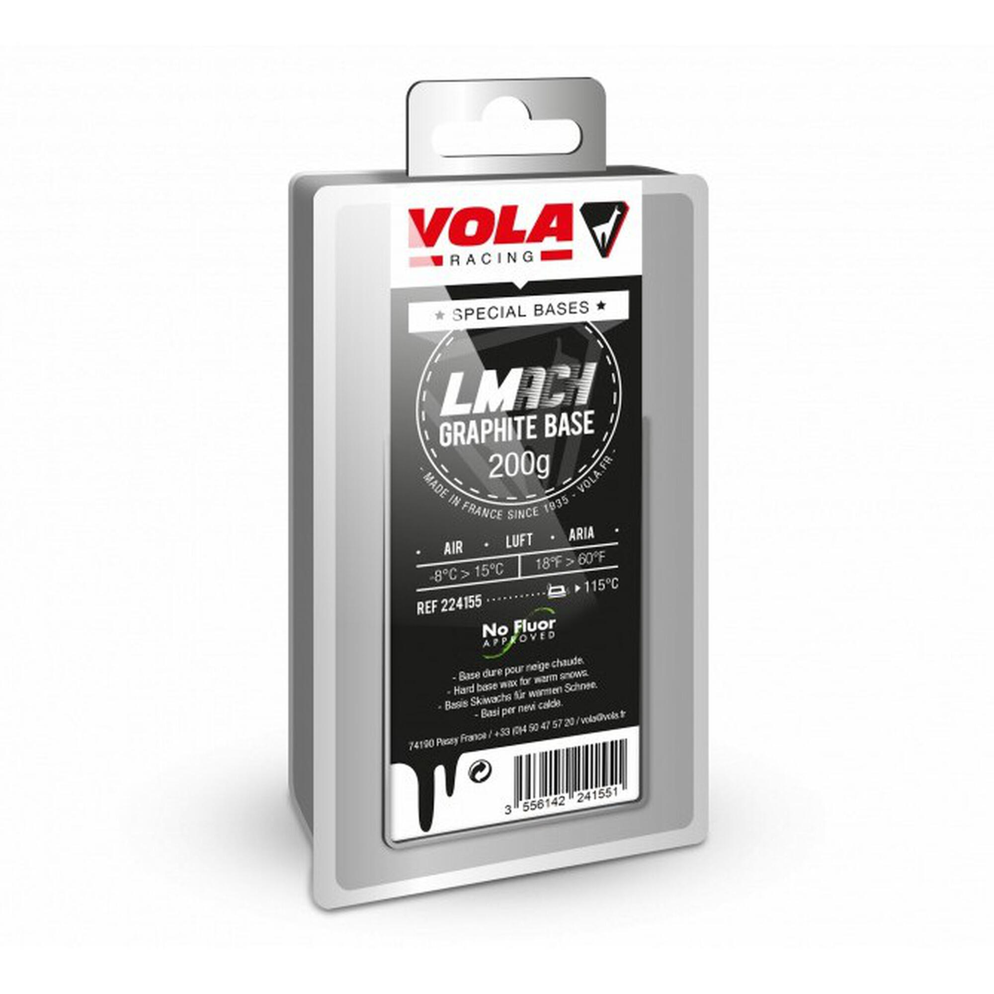 Wosk narciarski na ciepły śnieg Vola Bases Spéciales Graphite LMach 200 g