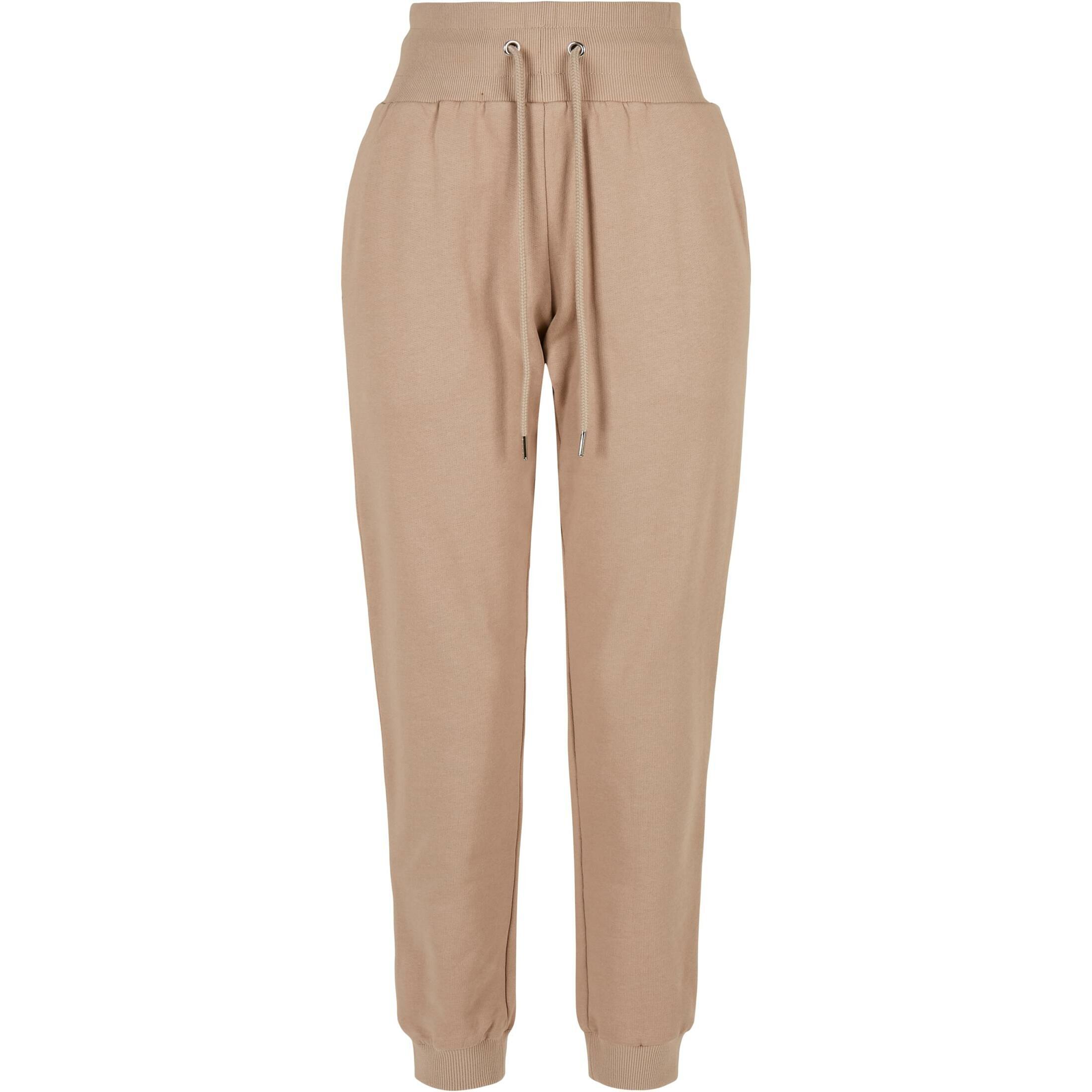 Damskie spodnie dresowe z wysokim stanem Urban Classics Organic