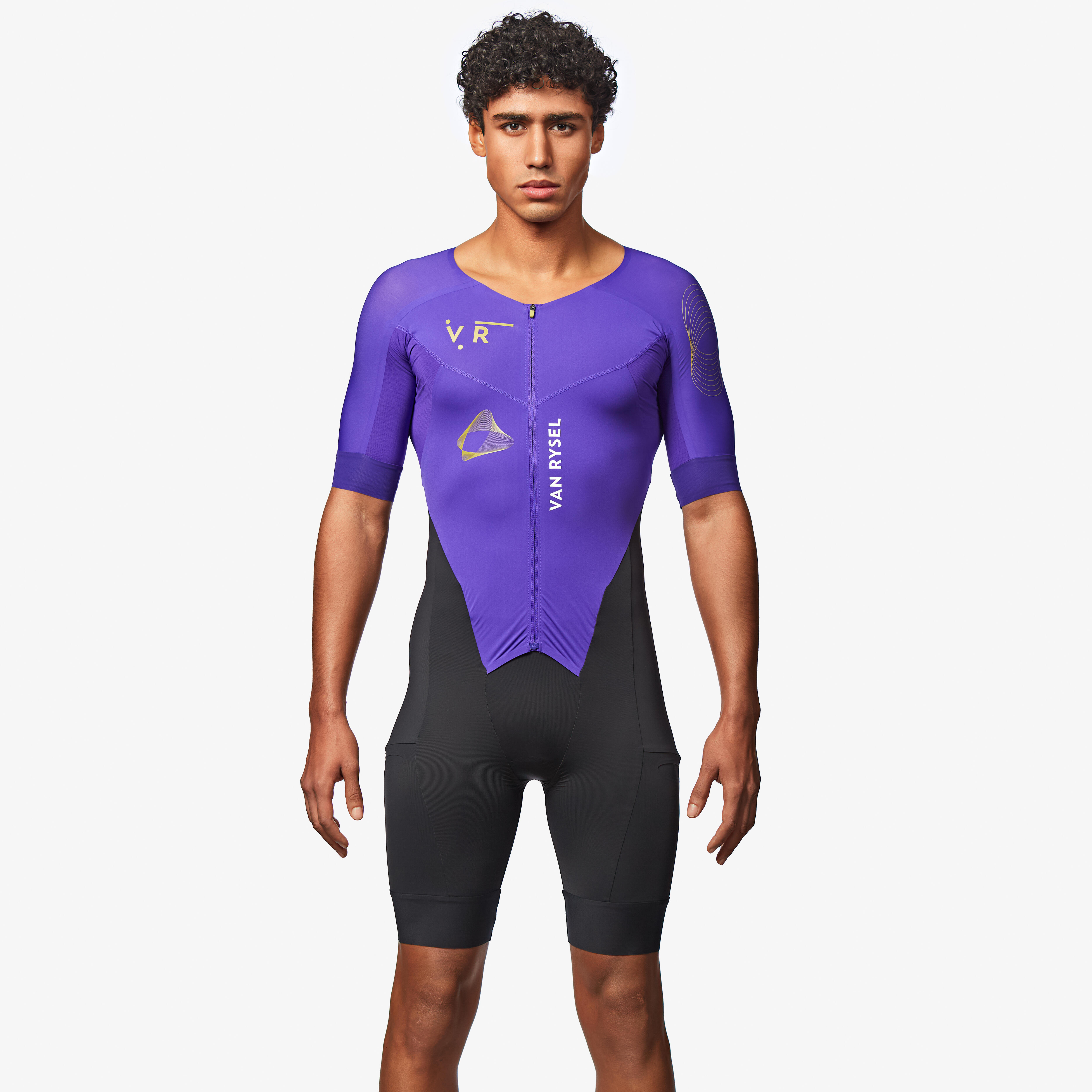 Kombinezon do triathlonu męski Van Rysel Trifonction długi dystans