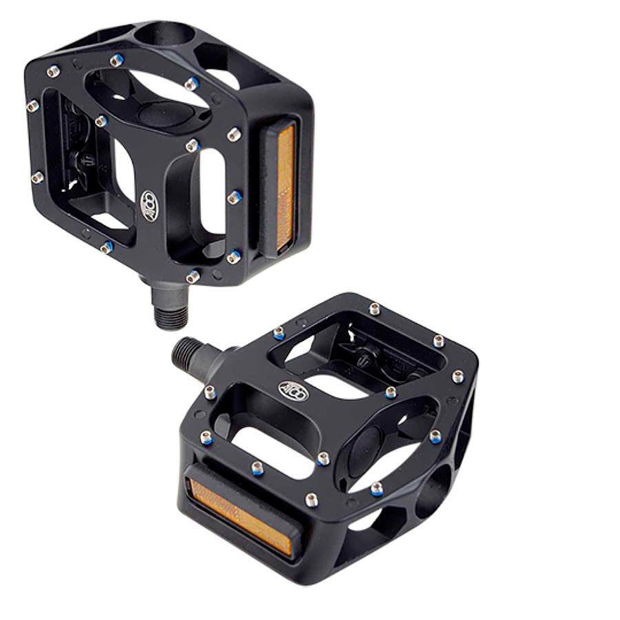 Para odłączanych aluminiowych pedałów platformowych Optimiz Ergots