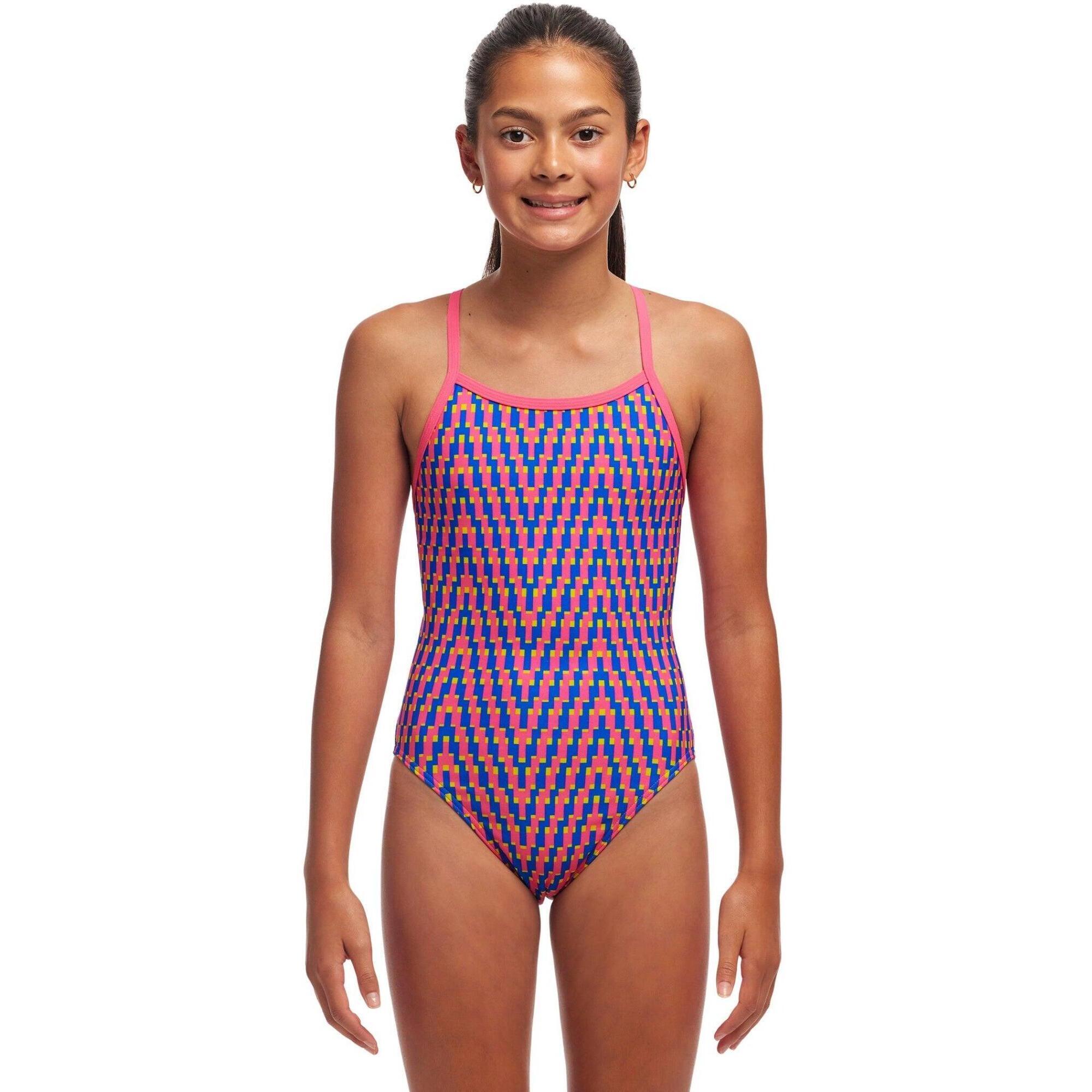 Strój do pływania dziewczęcy Funkita Daily Steps - Single Strap