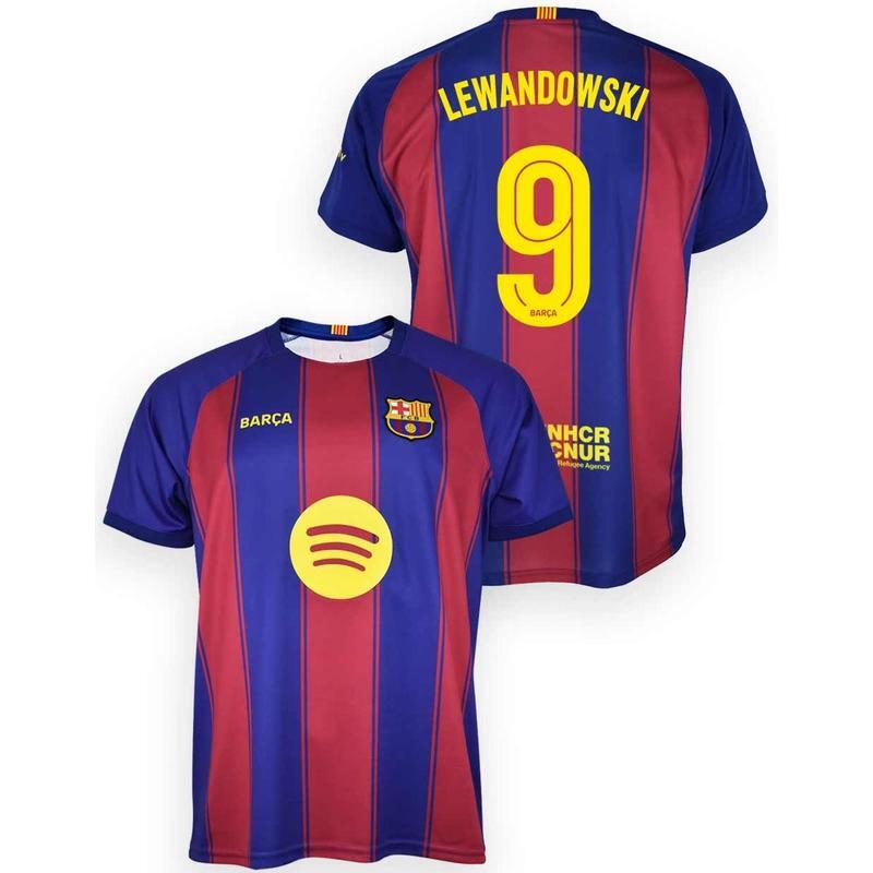 Replika koszulki domowej FC Barcelona 25-26 Premium - Lewandowski 9