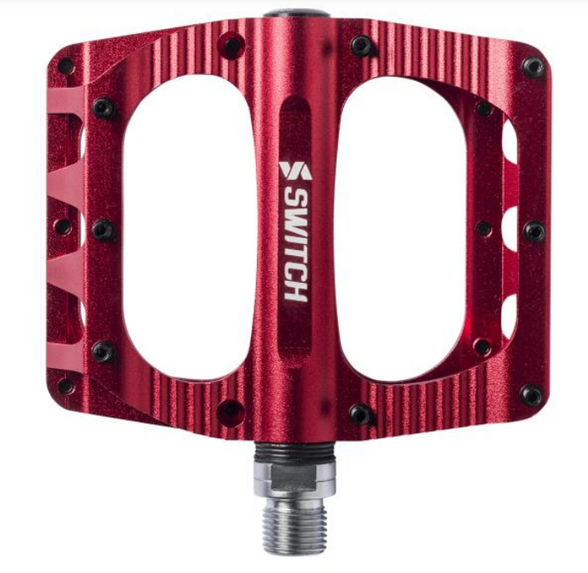 Pedał rowerowy MTB SWITCH FREERIDE, czerwony