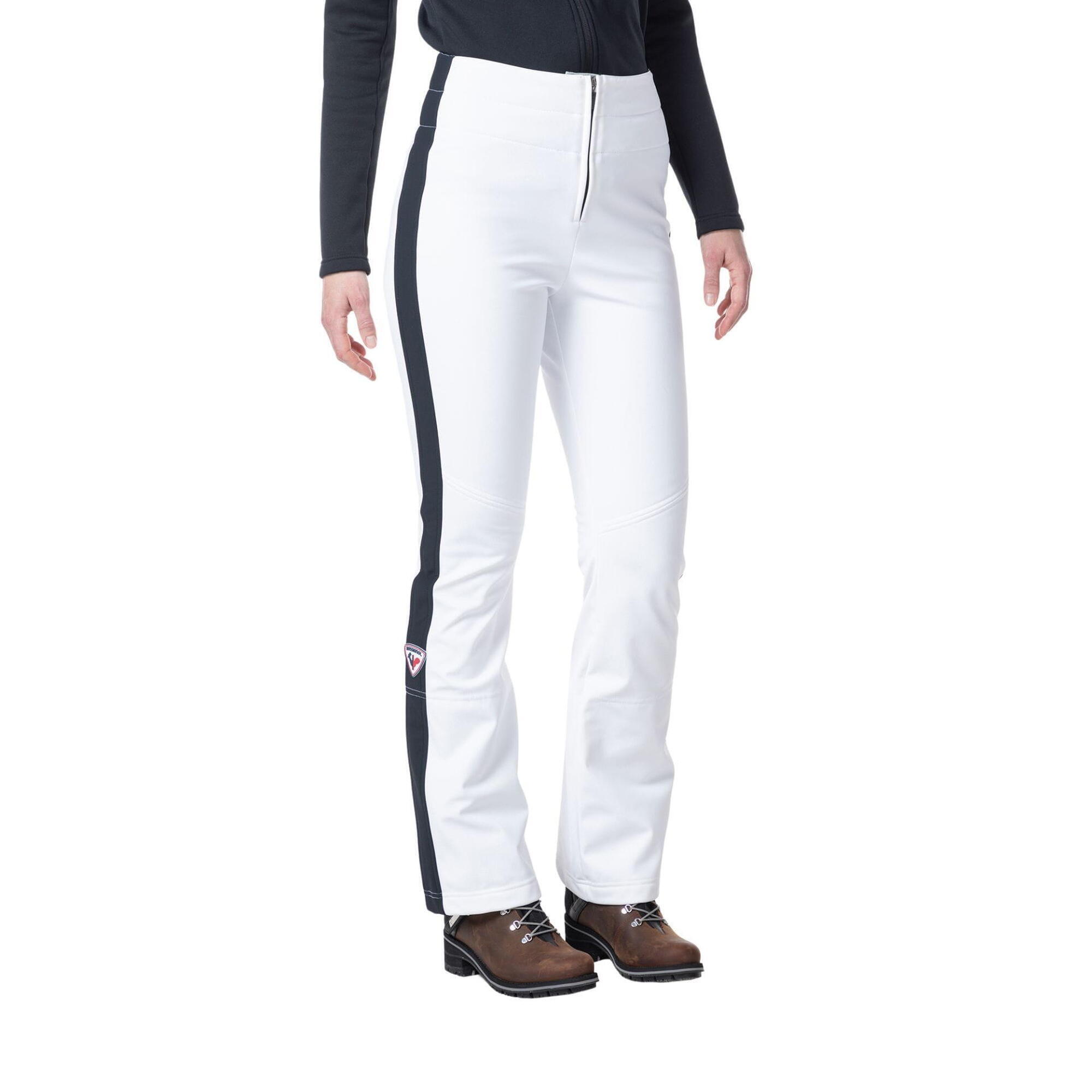Spodnie narciarskie Rossignol damskie Resort Softshell Pant białe - XXL