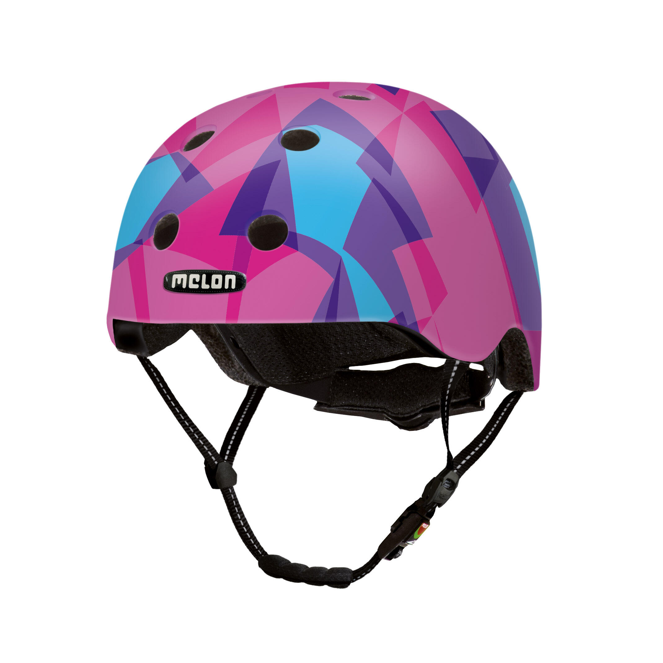 Miejski kask rowerowy „Mosaique”, matowy kolor cukierkowy