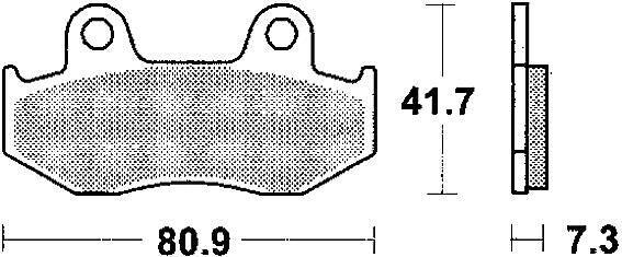 Trw MCB 534 SRM Sintered Metal Brake Pads - Optymalna Wydajność