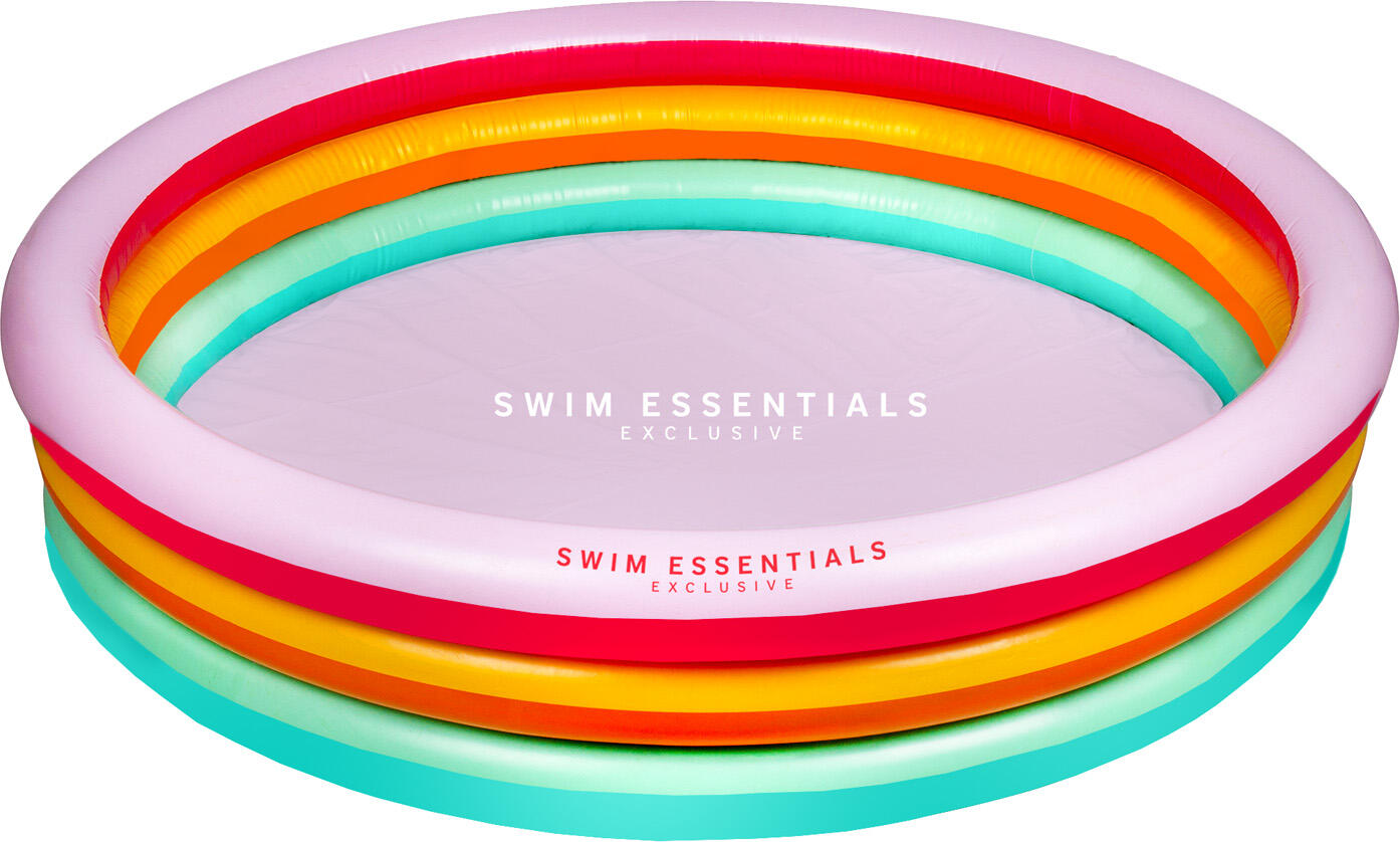 Basen dla dzieci Swim Essentials - wielokolorowy - Color Rush - Ø 150 cm