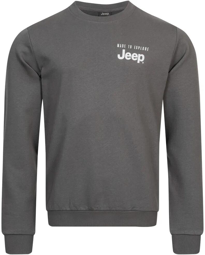 JeepAE bluza m19ska z okr05g42ym dekoltem 60% bawe42na