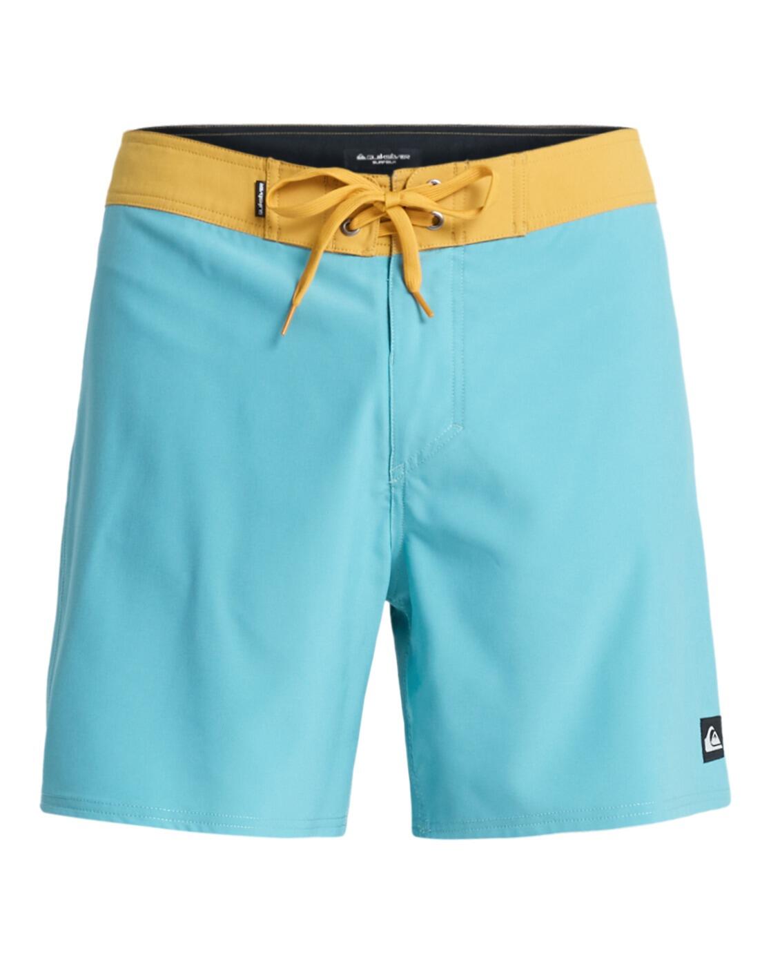 Spodenki boardshort dla Mężczyzn SURFSILK KAIMANA 16 Niebieski