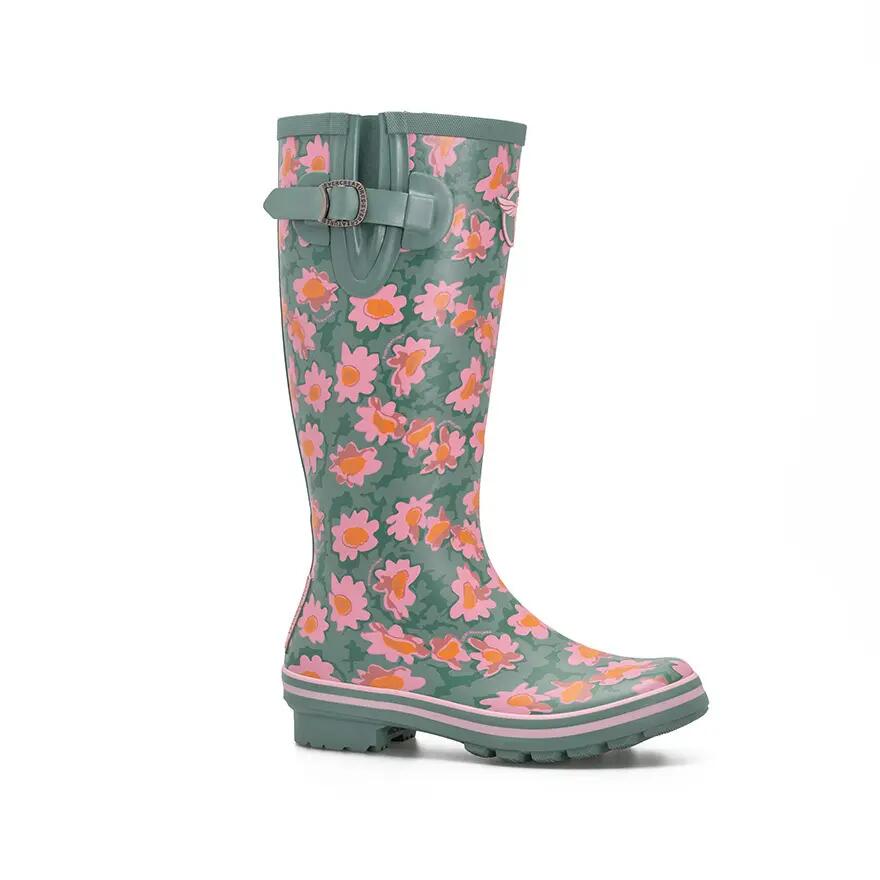 Damskie buty przeciwdeszczowe Rouchette Daisies