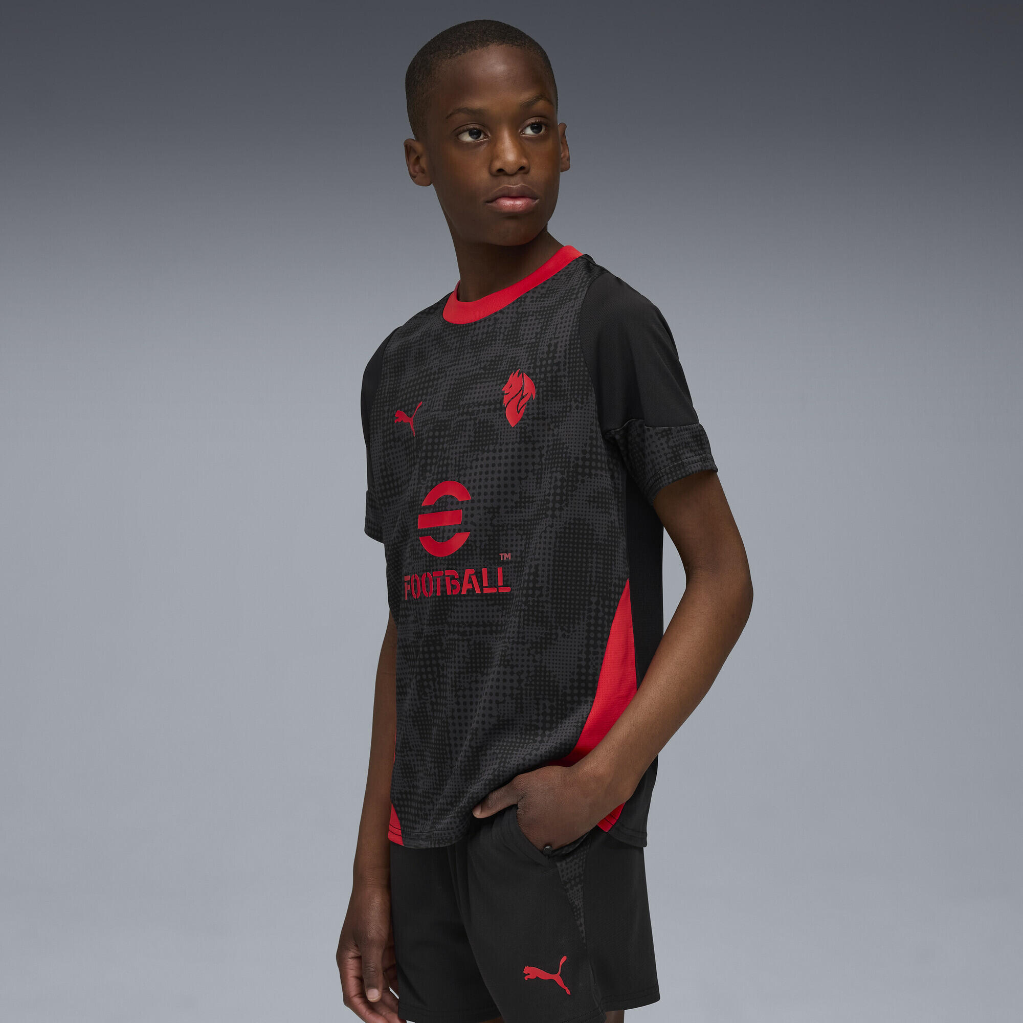 Młodzieżowa koszulka treningowa AC Milan PUMA
