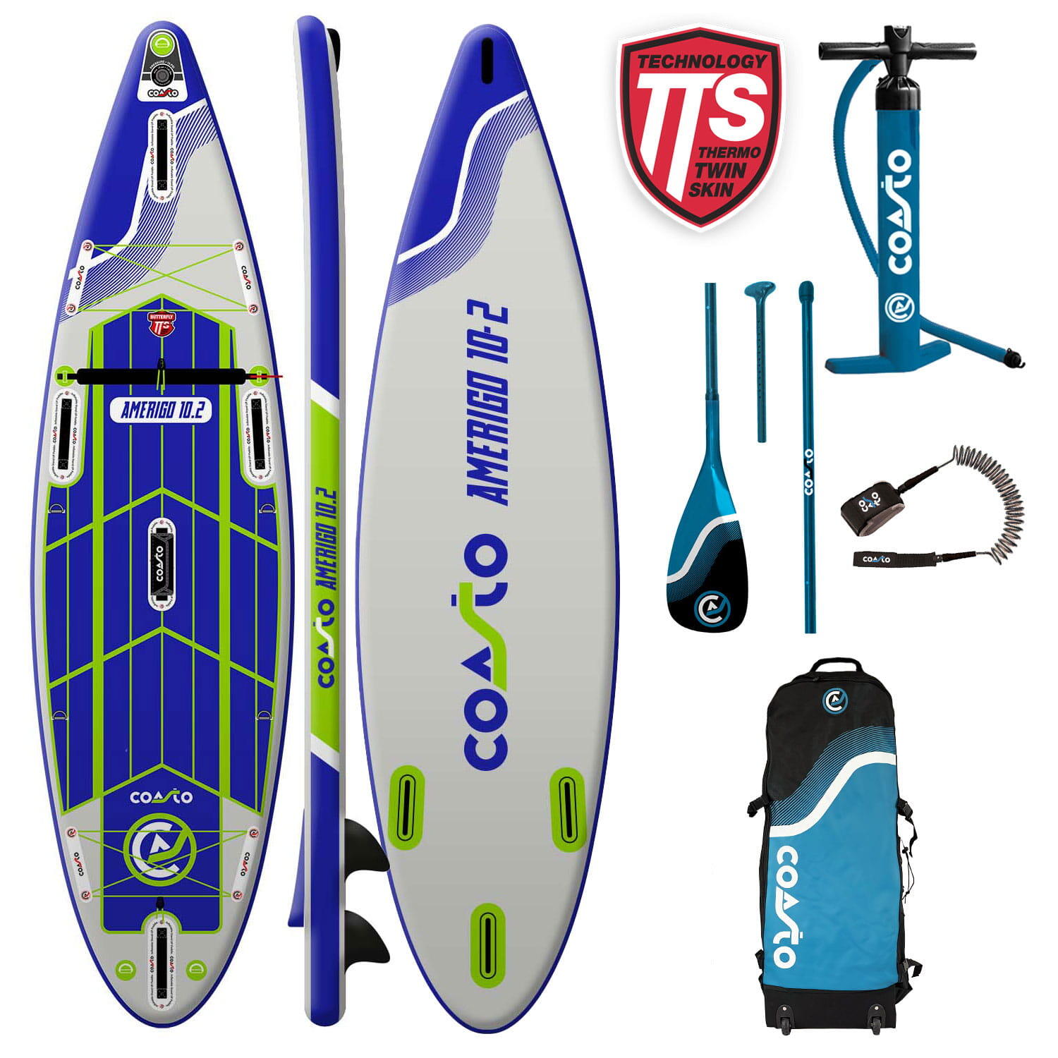 Deska SUP Coasto Amerigo 10'2