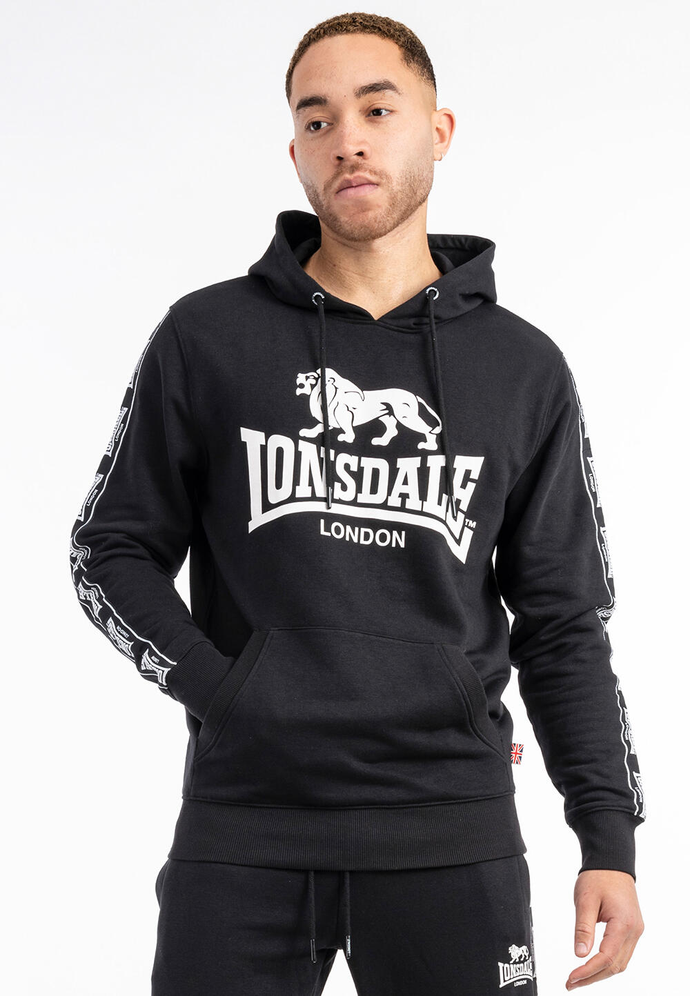 Bluza z kapturem o regularnym kroju Lonsdale Scousburgh