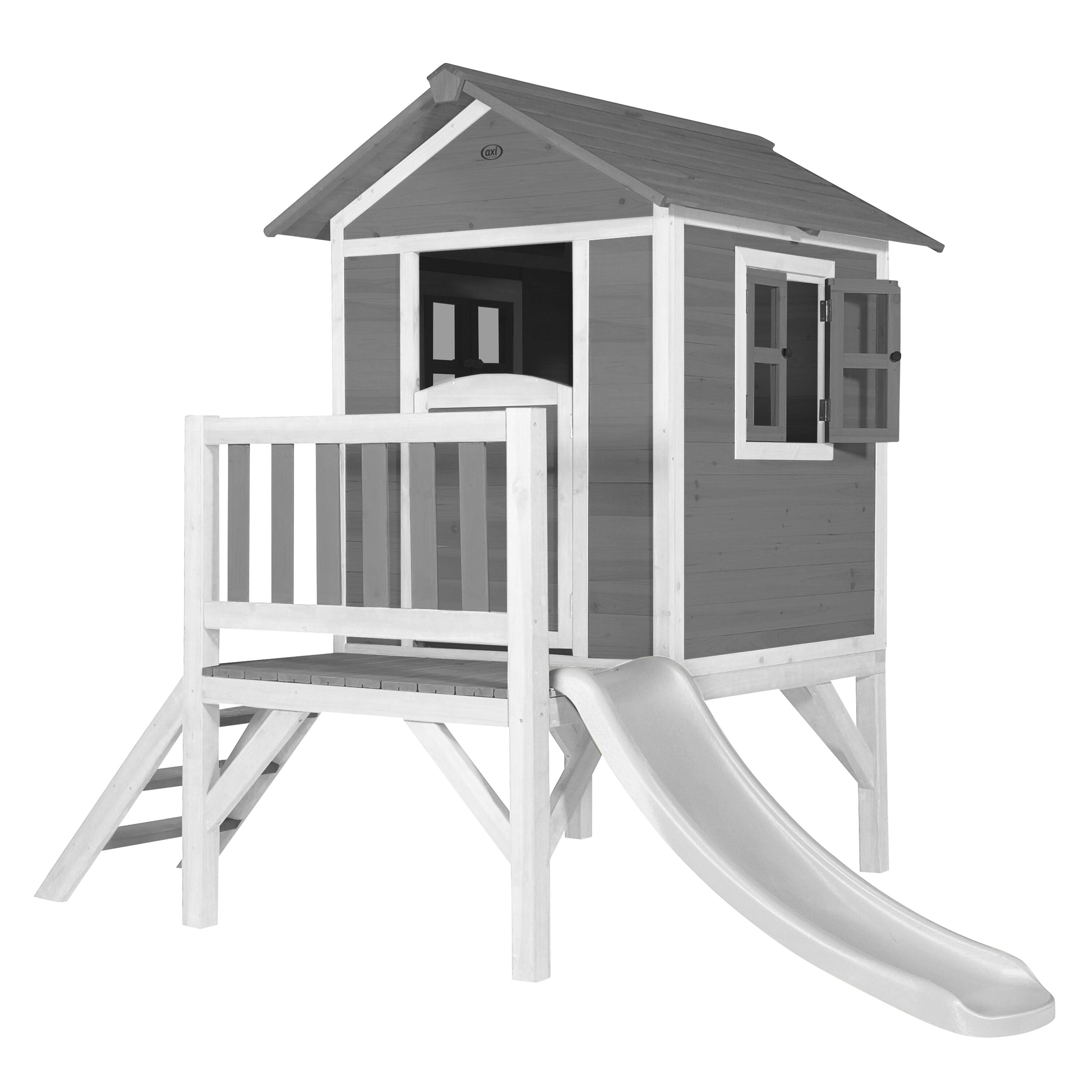 Domek dla dzieci AXI Beach Lodge XL, zjeżdżalnia, Drewno FSC