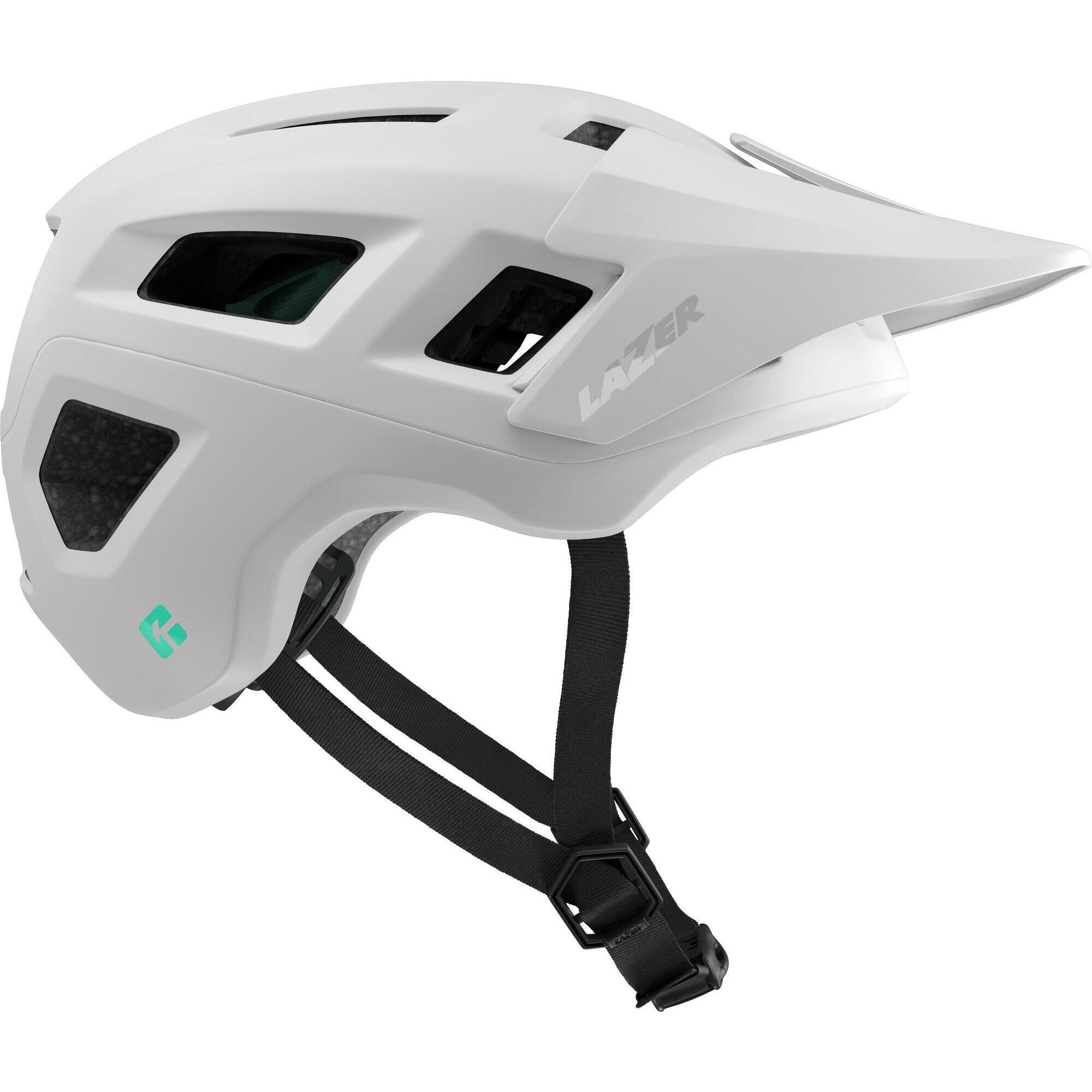 Kask MTB Coyote KinetiCore matowy pełny biały