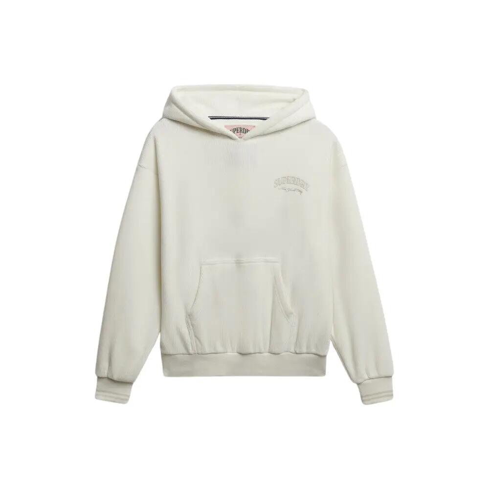 Damska bluza z kapturem z weluru Superdry Country Club Relax