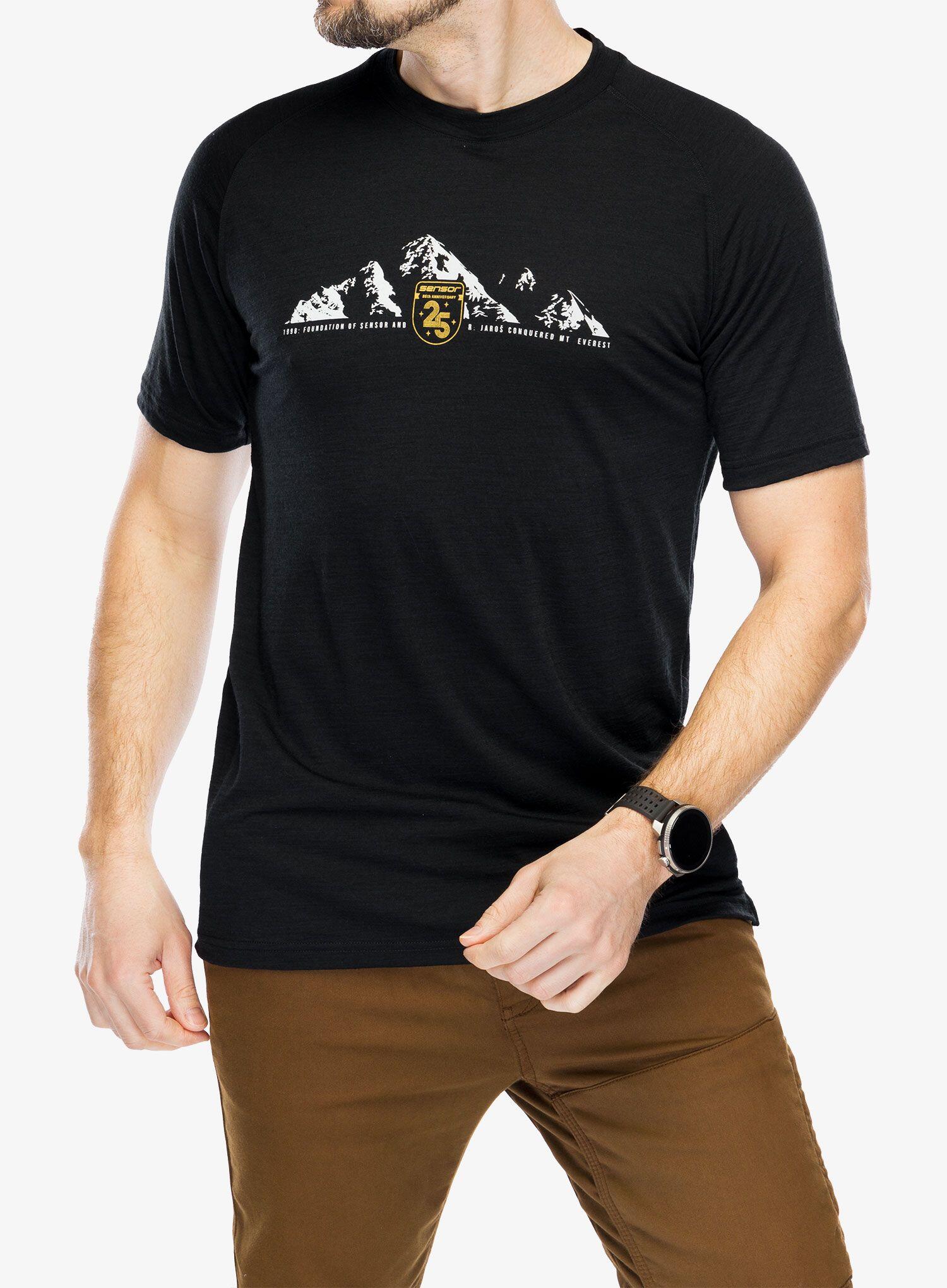 Koszulka merino męska Sensor Merino Air RJ Everest Tee