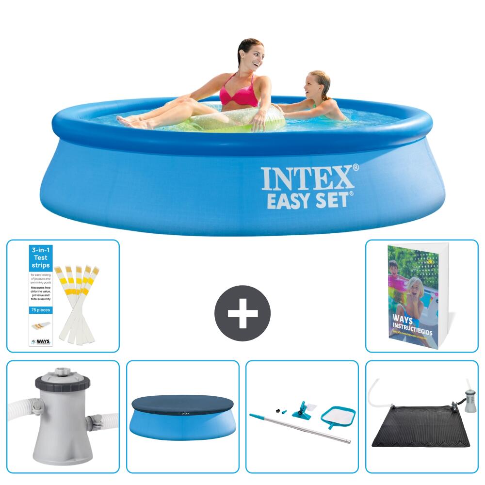 INTEX Basen Easy Set Okrągły - 244x61 cm - 7-częściowy S241