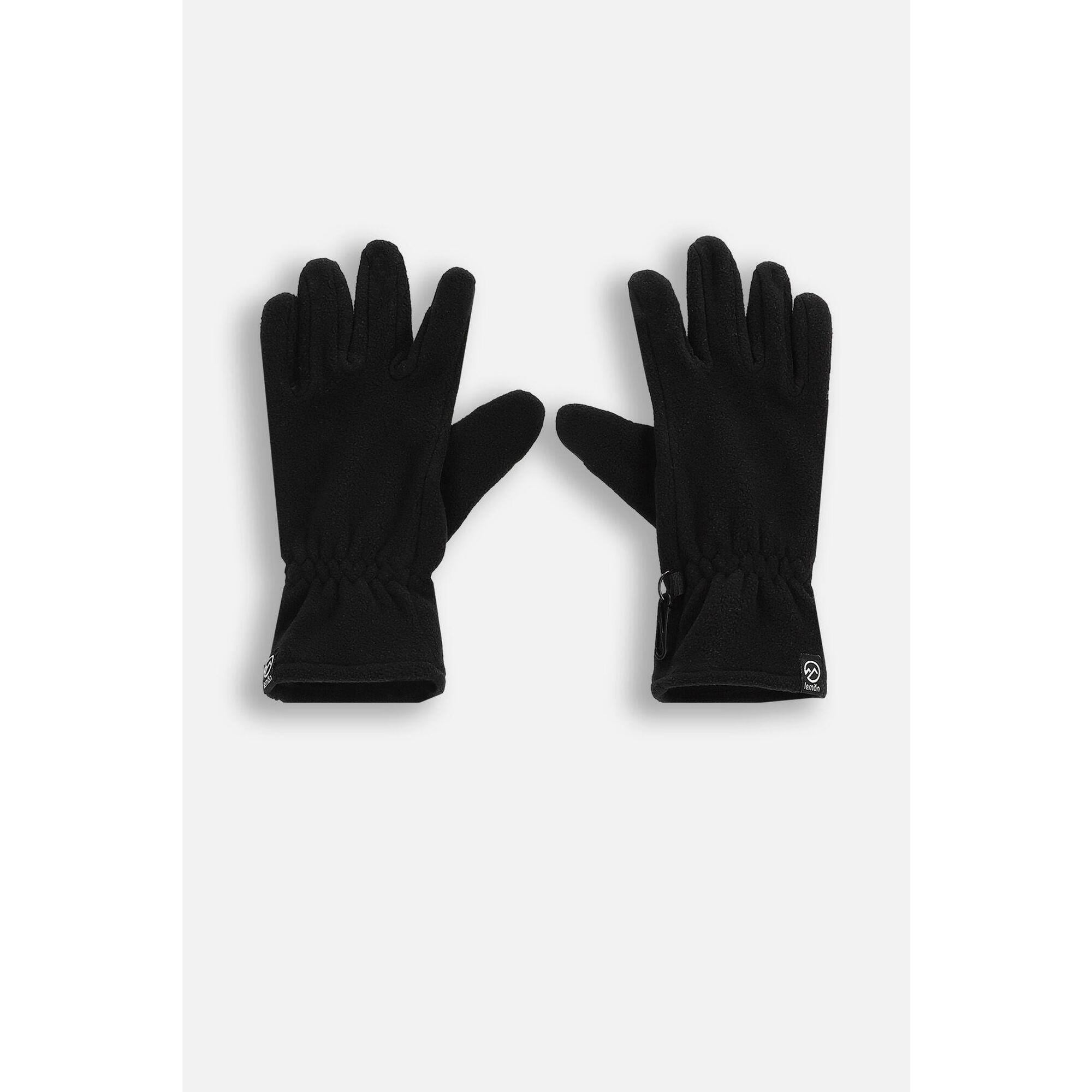 Rękawice narciarskie dla dzieci pięciopalczaste Lemon Explore XLX czarne