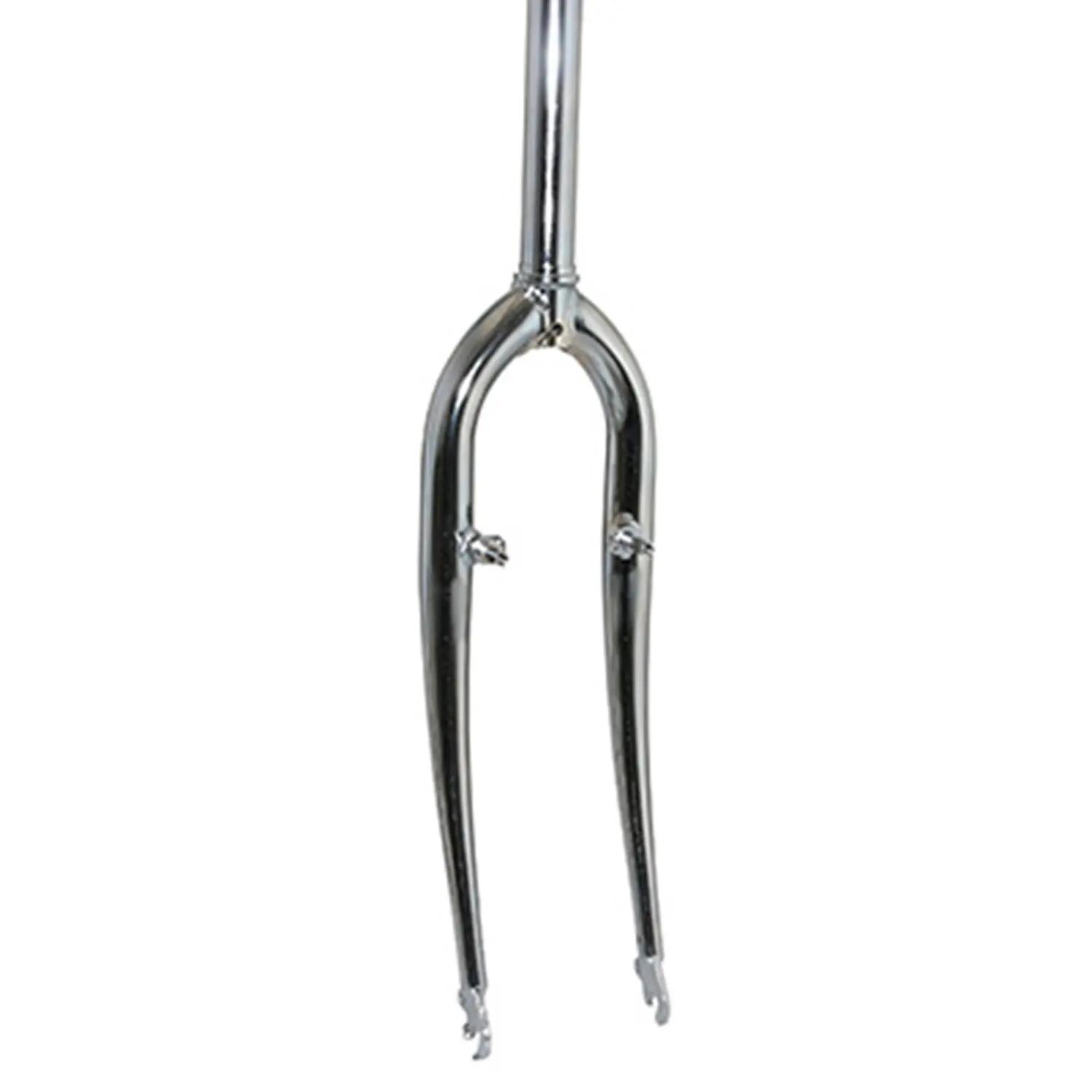 Widelec do roweru górskiego sztywno wygięty z gładkimi knagami 250mm 1''1-8 na z