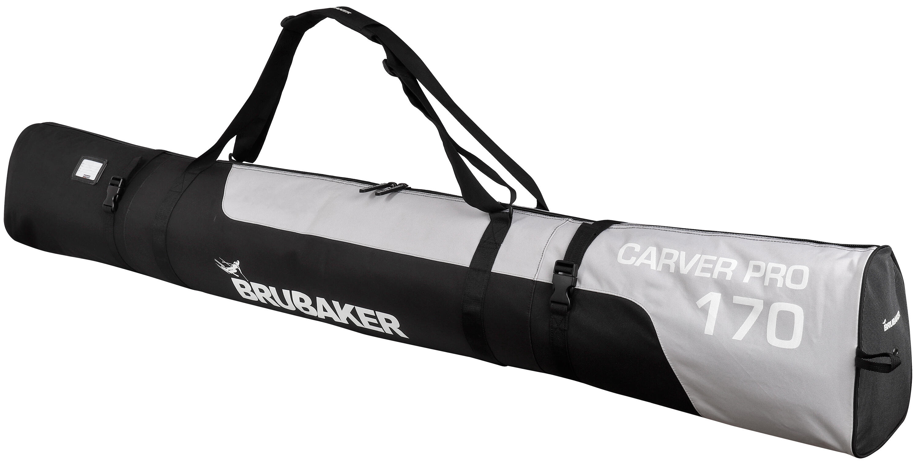 BRUBAKER Carver Pro XP torba na narty 170 cm czarno srebrna