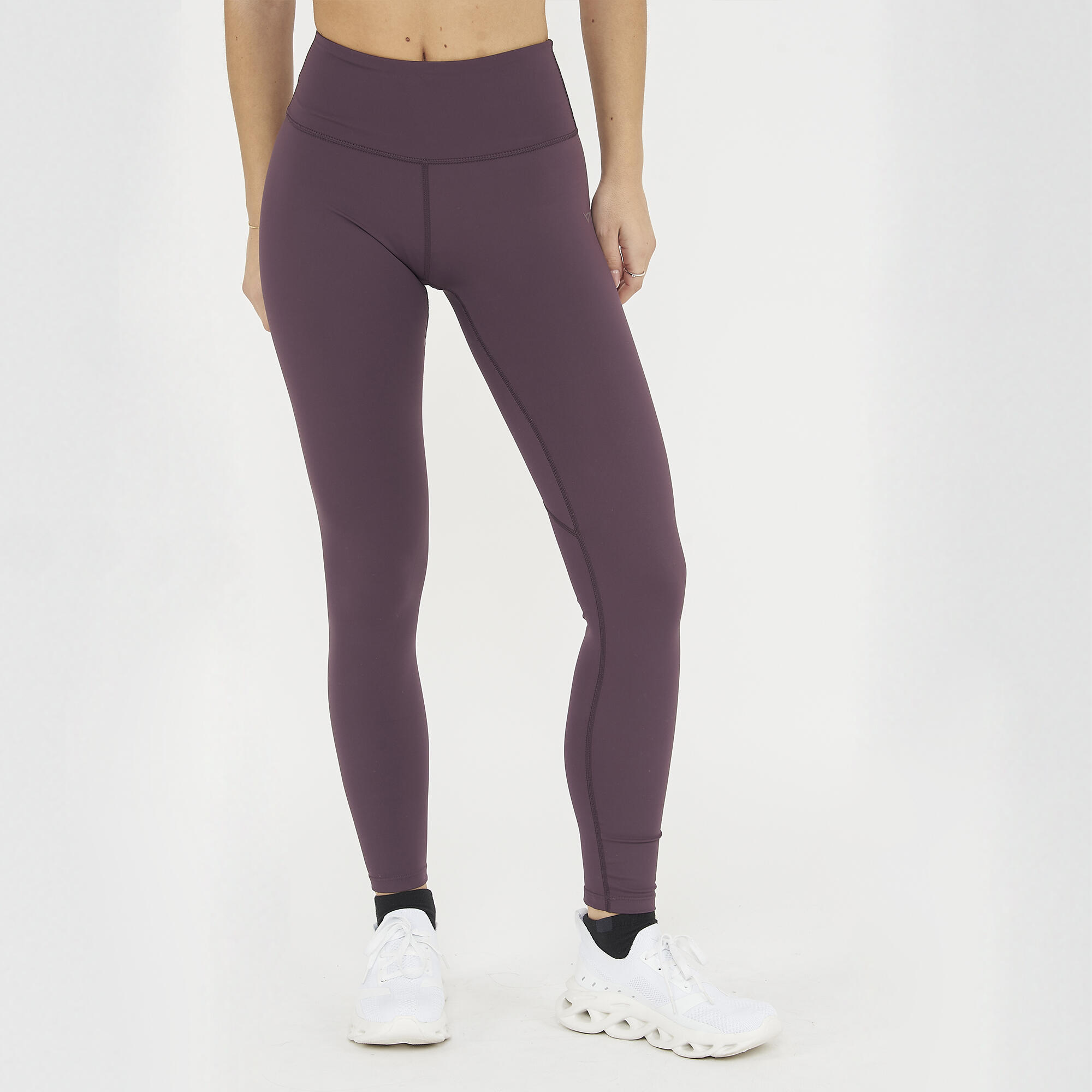 Damskie Legginsy Treningowe Efekt Push-Up Bordowe CERBERO