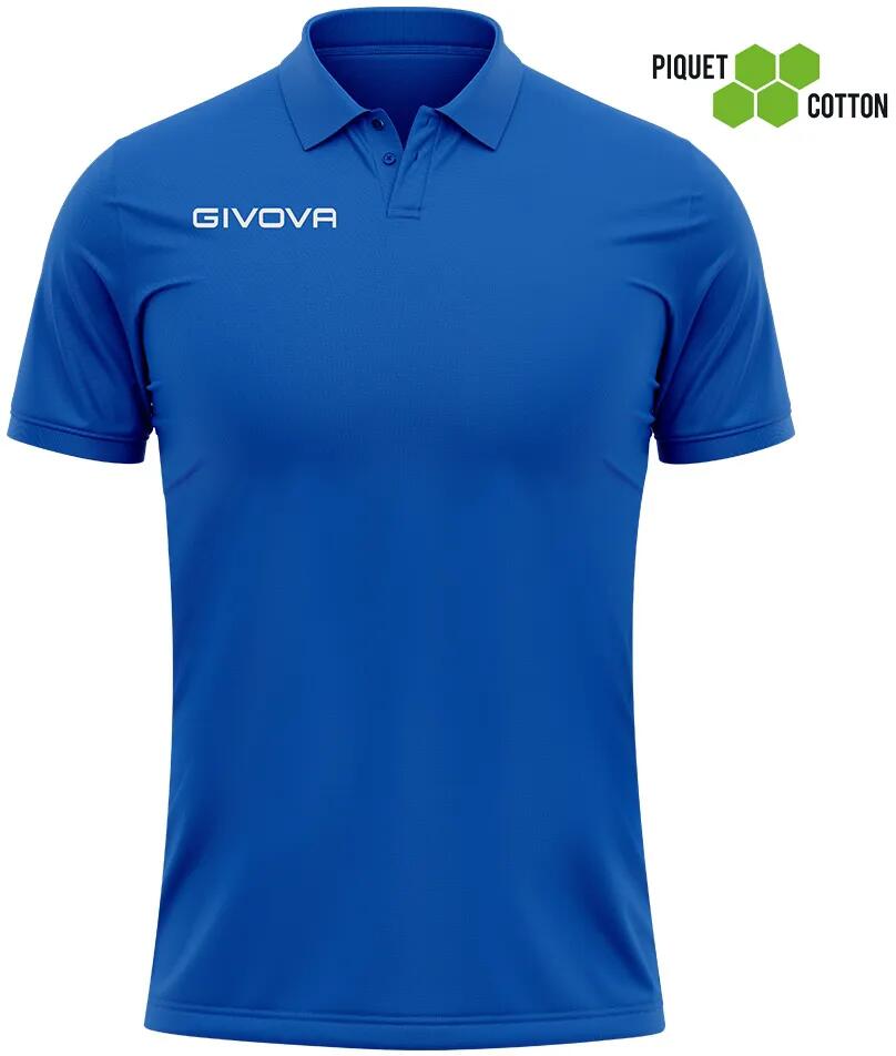 Koszulka polo Givova Polo Cotone Piquet Summer Blue 2xl