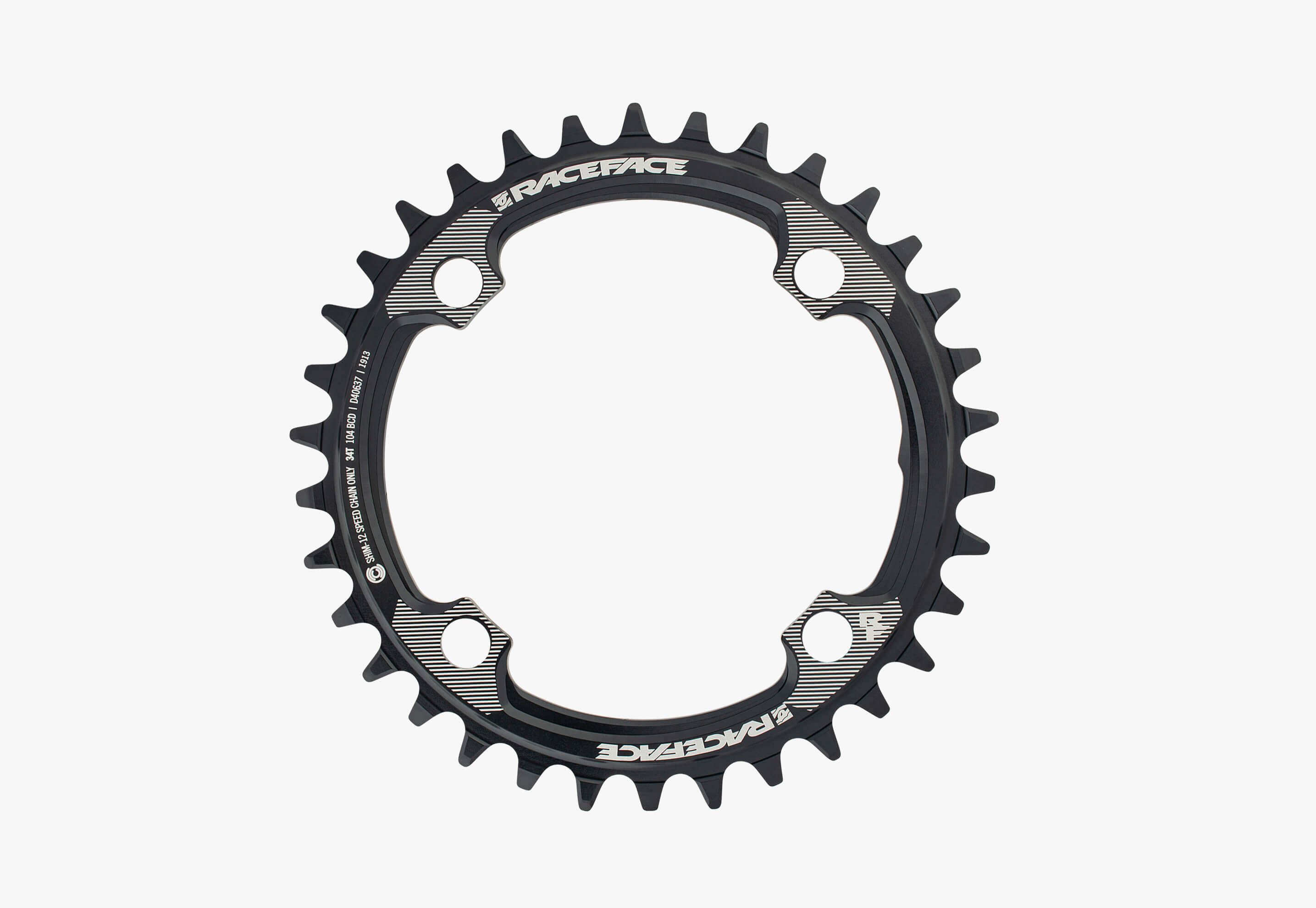 Tarcza łańcuchowa Shimano 12V - 104 x 34 - czarna