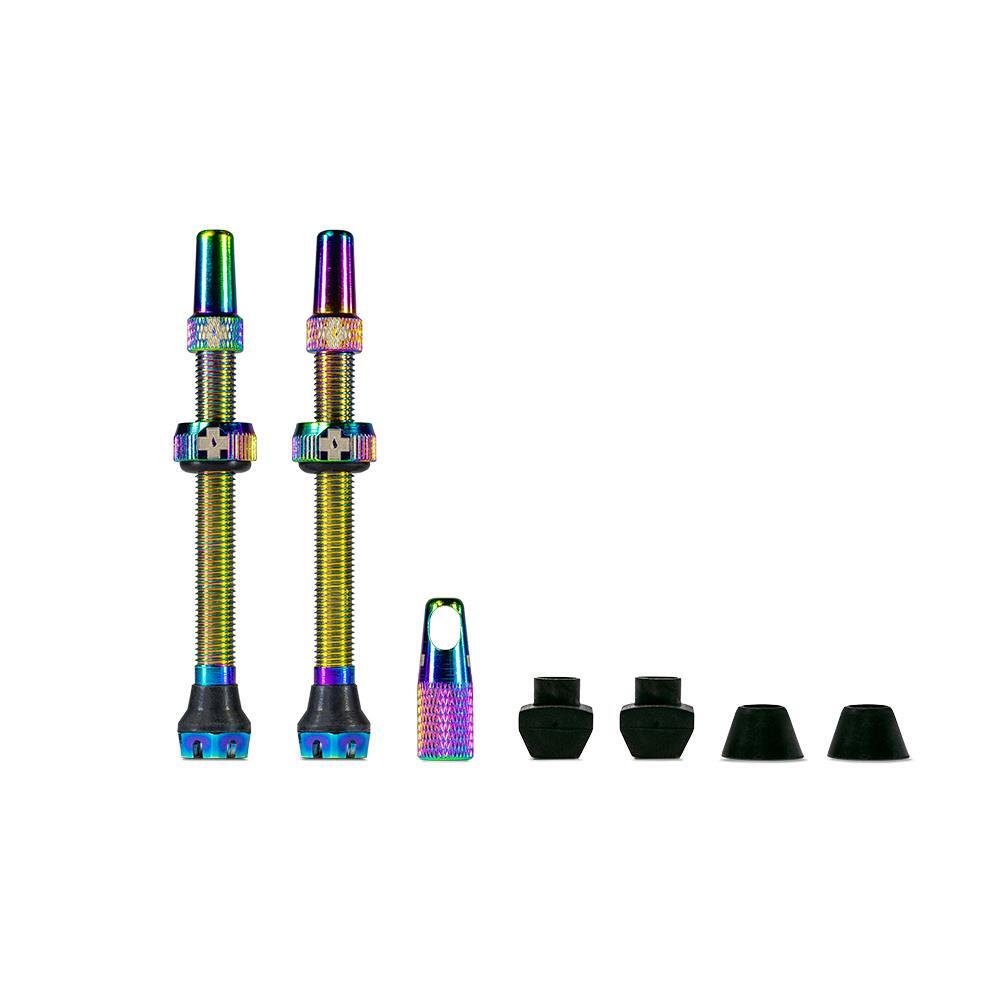 Muc-Off Zawór Tubeless V2 SV 44 mm Rainbow Aluminium