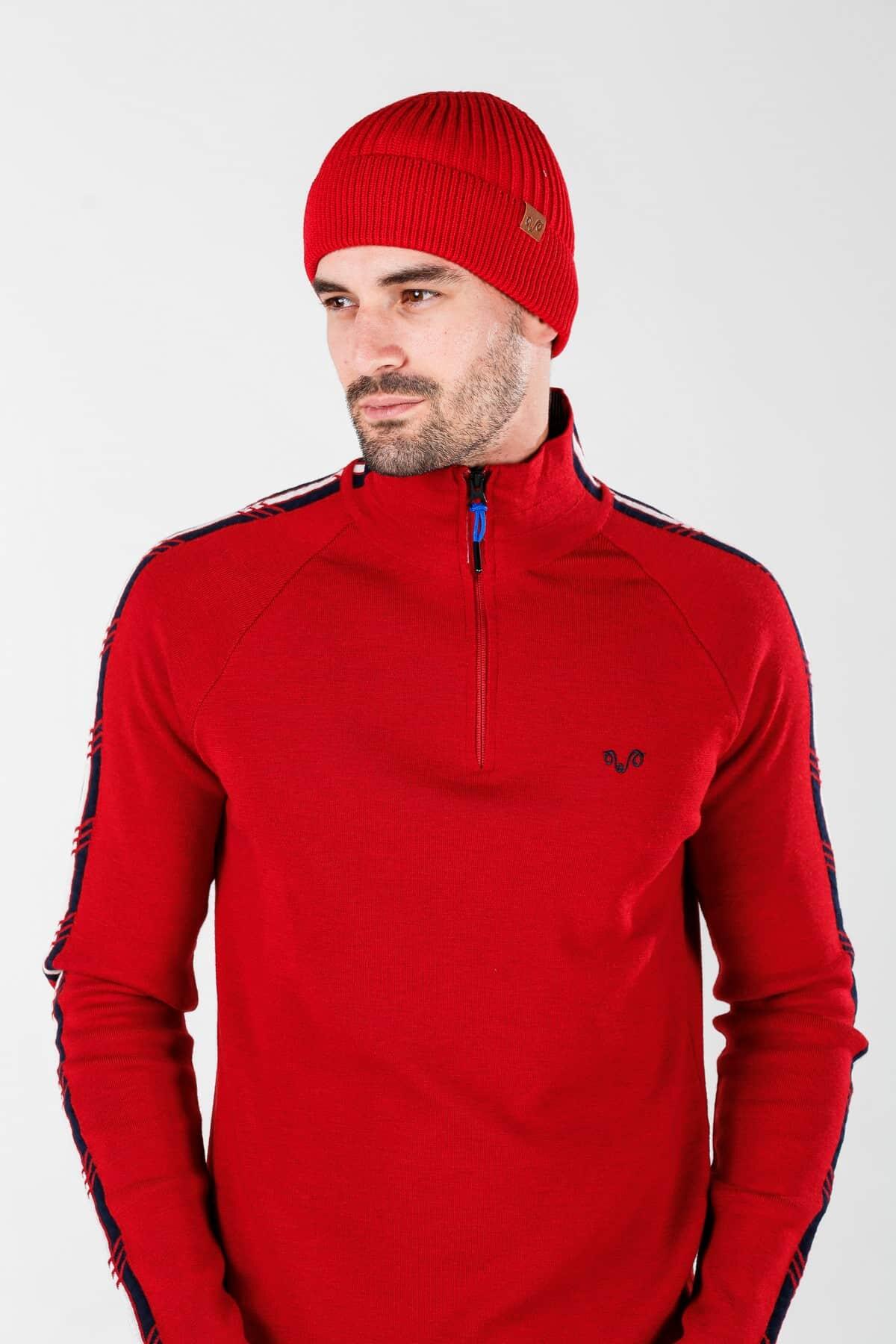 Czapka zimowa 100% wełna merino - Icewall (250 g/m²)
