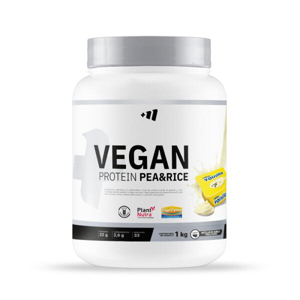 Wegański proteinowy groszek i ryż - 1 kg waniliowy MASMUSCULO