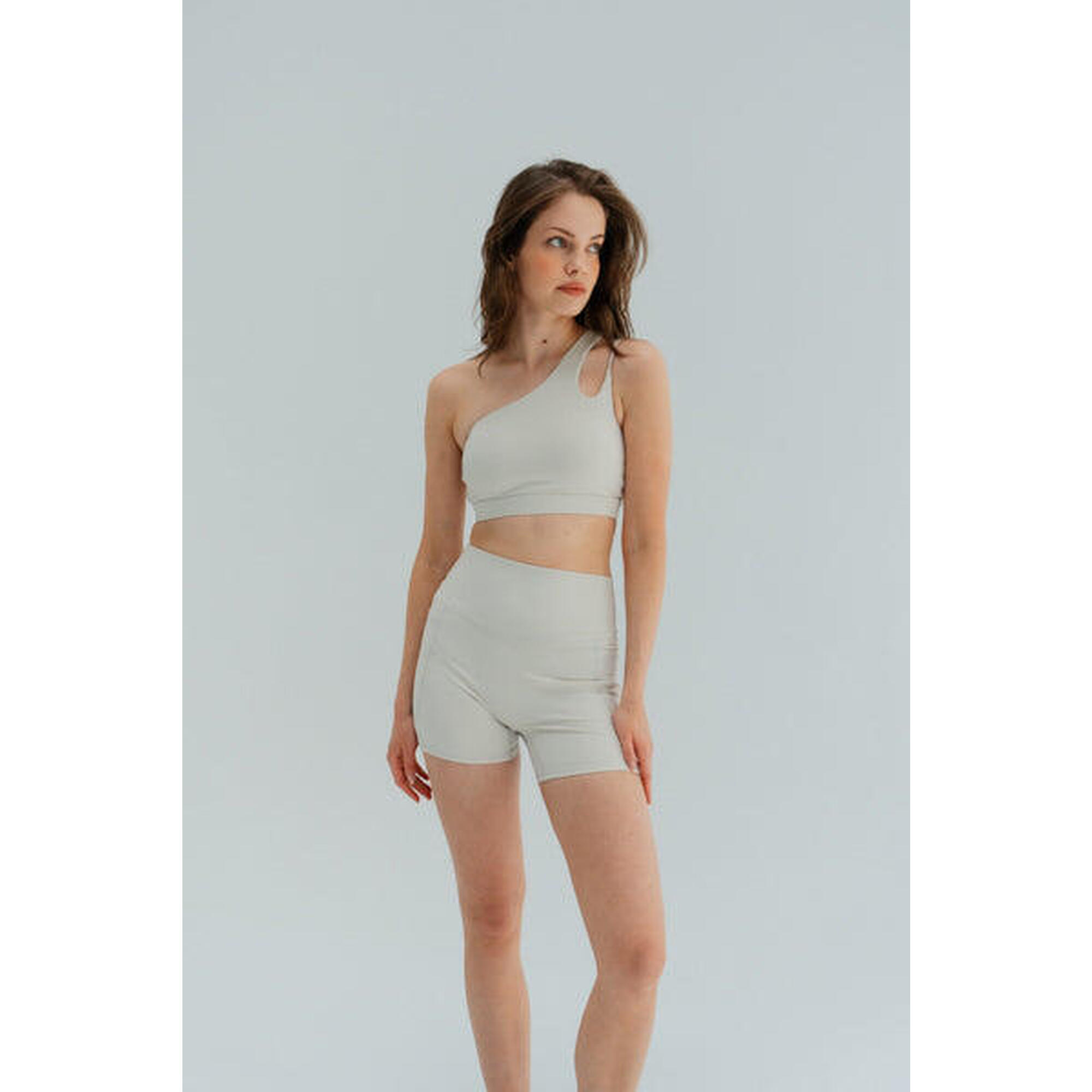 Stanik do jogi Moonholi GLAM z asymetrycznym ramiączkiem