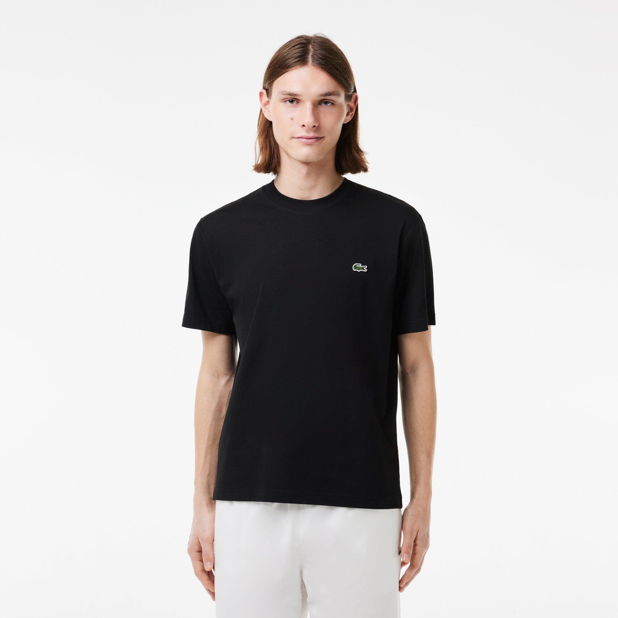 Koszulki Lacoste Model Th7318 Tee-shirt Kolor Czarny