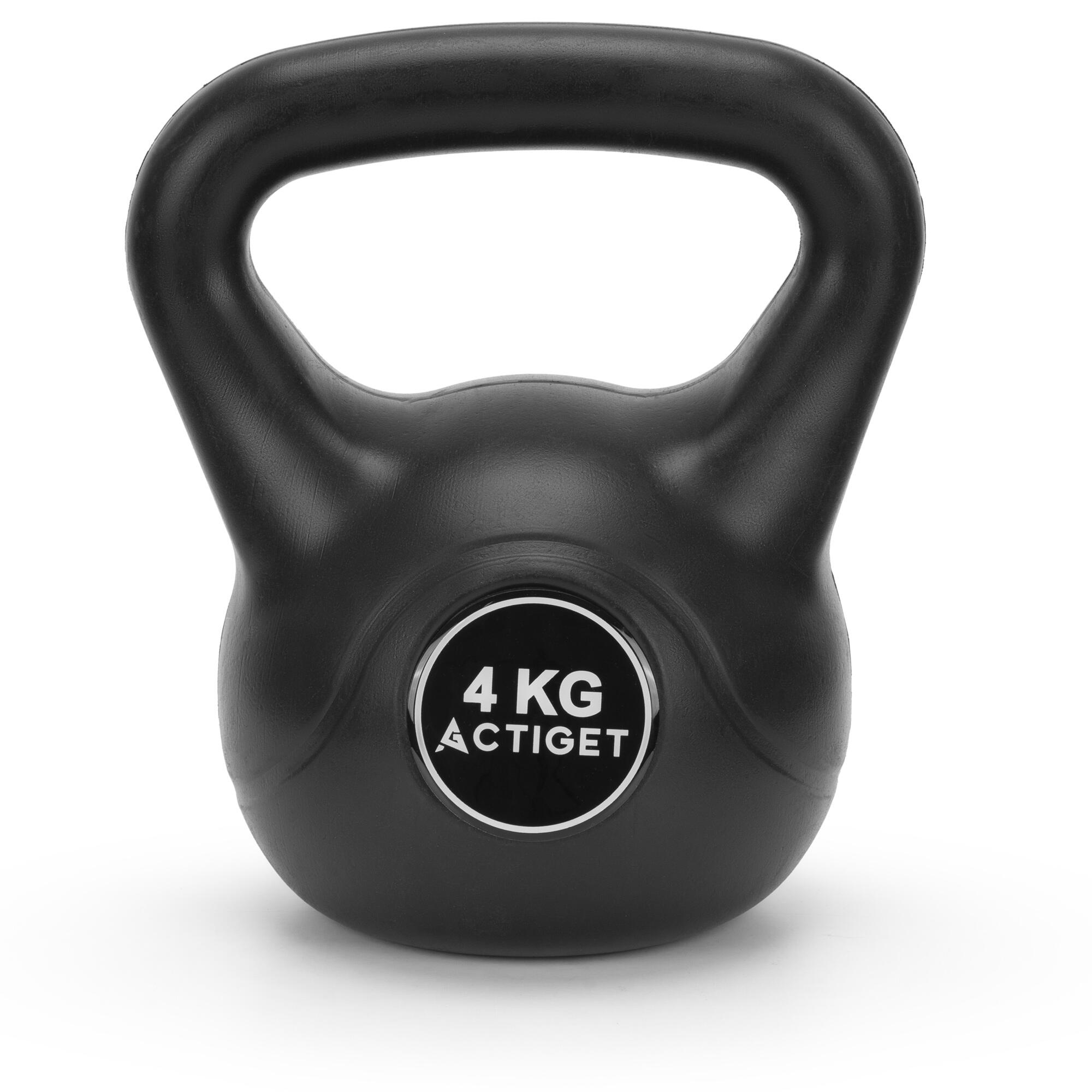 Kettlebelle 4 kg Actiget ABS odważnik kulowy do ćwiczeń siłowych hantla