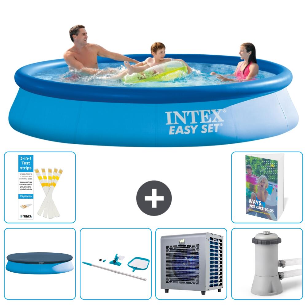 INTEX Basen Easy Set Okrągły - 366x76 cm - 7-częściowy S109