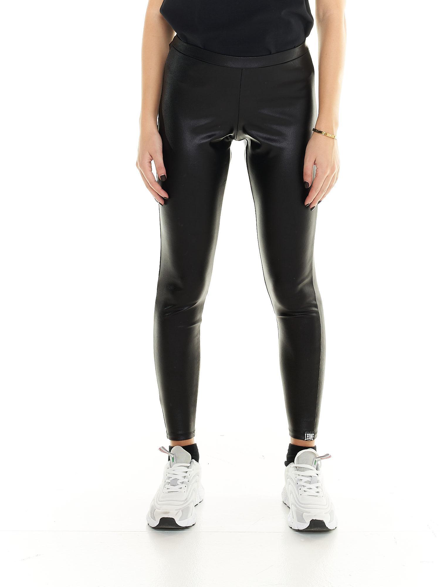 Legginsy Leone 1947 Glam Winter Damen Kunstleder z etykietą Etikett