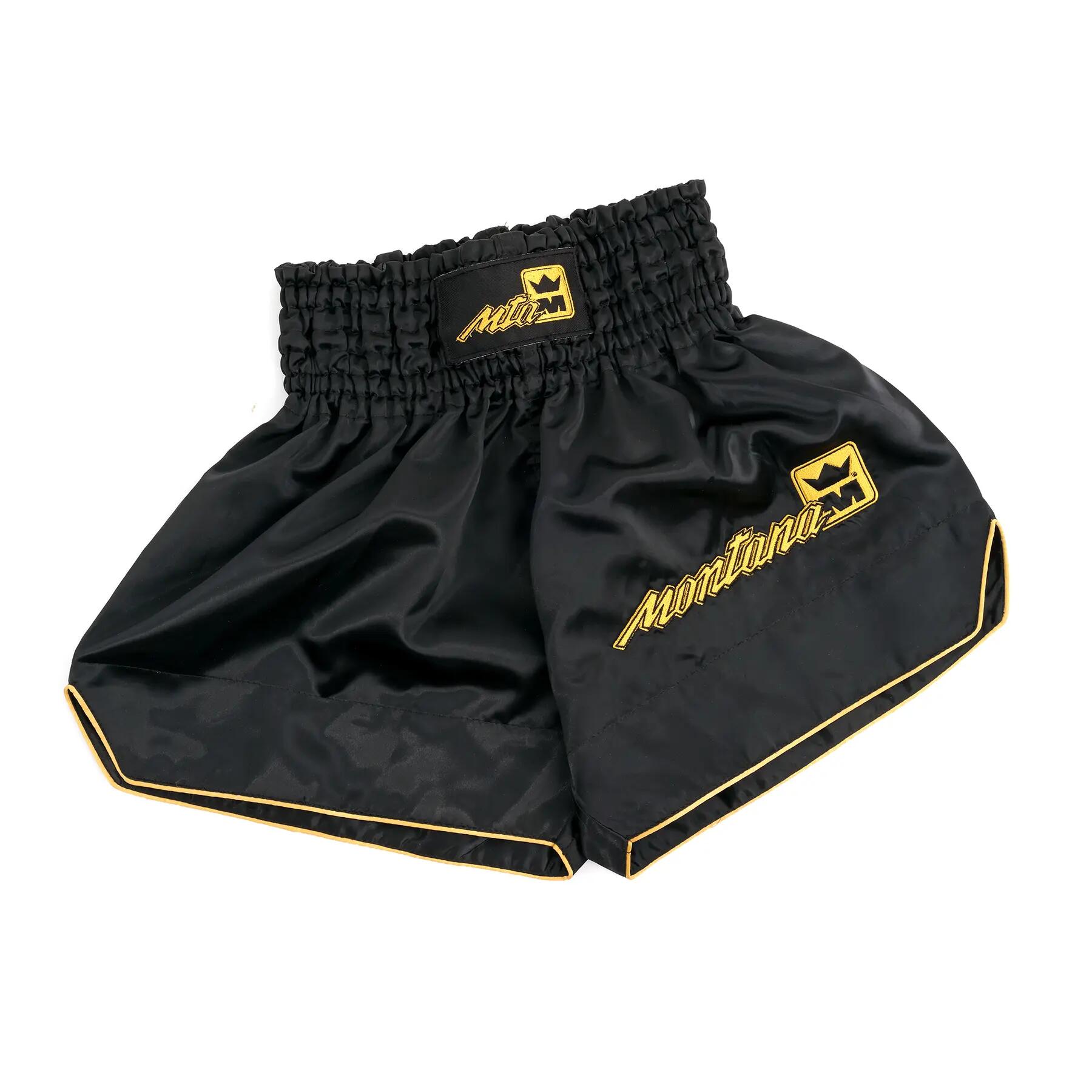 Spodenki do kickboxingu z satynowego poliestru Montana Multibox