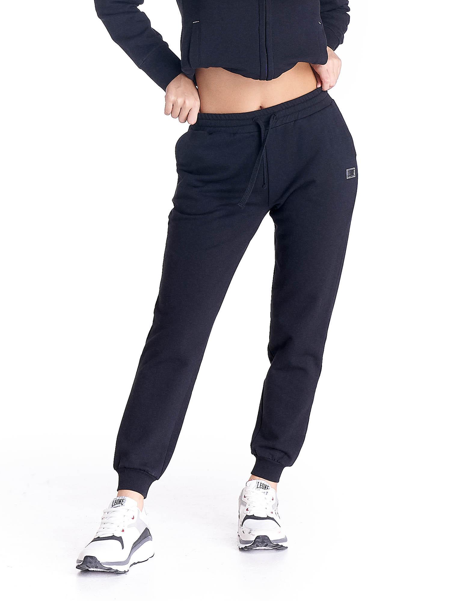 Damskie spodnie dresowe Basic z mankietami