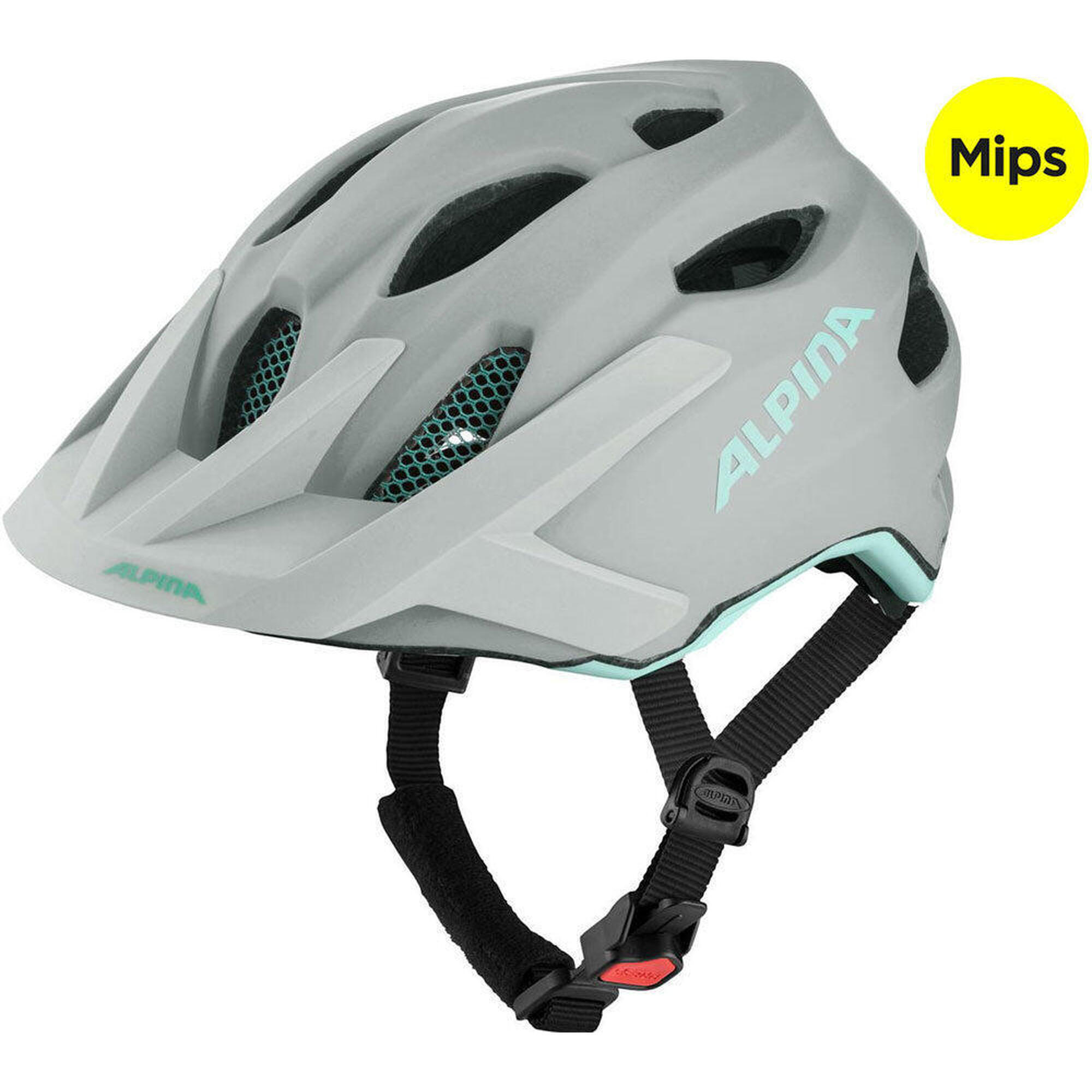 Kask dziecięcy Alpina Apax Jr. MIPS 51-56 cm turkus/szary