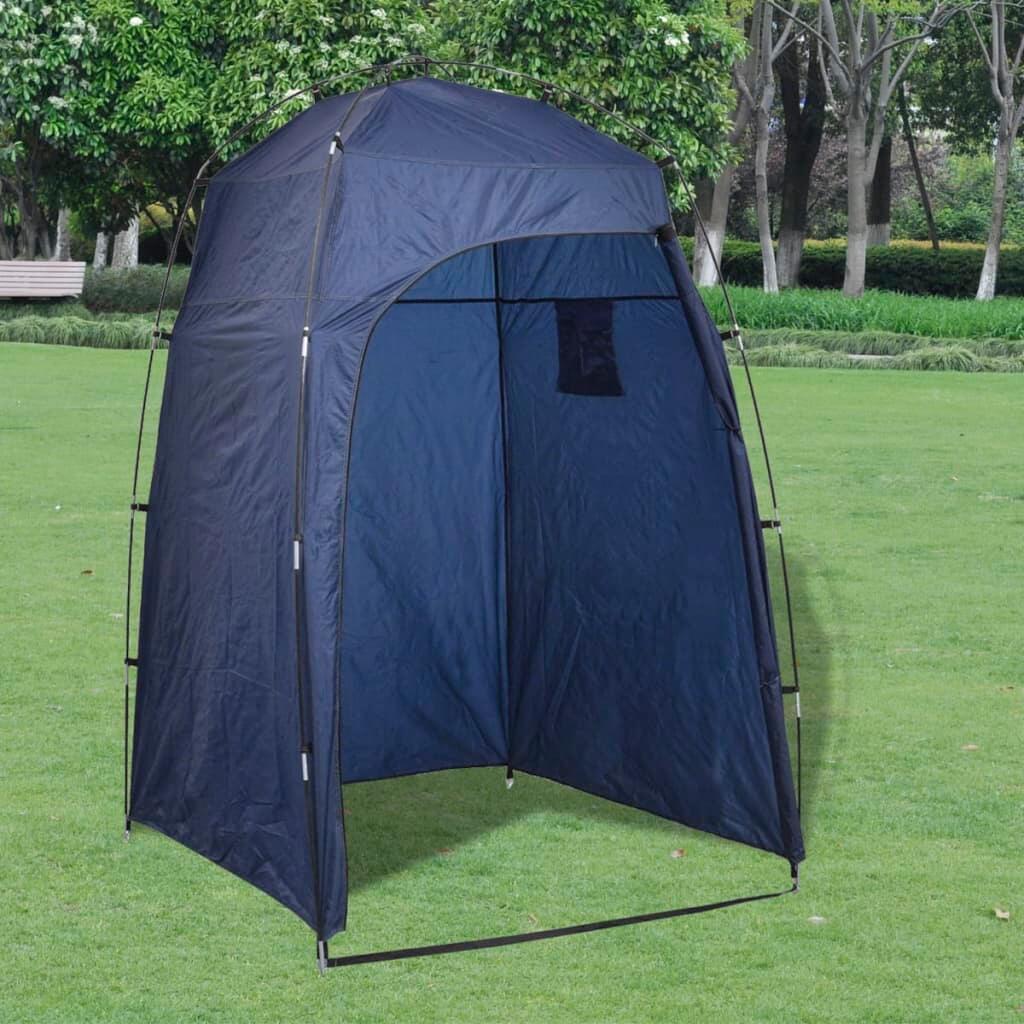 VidaXL Namiot Prysznicowy i Przebieralnia Niebieski - 130x130x210 cm