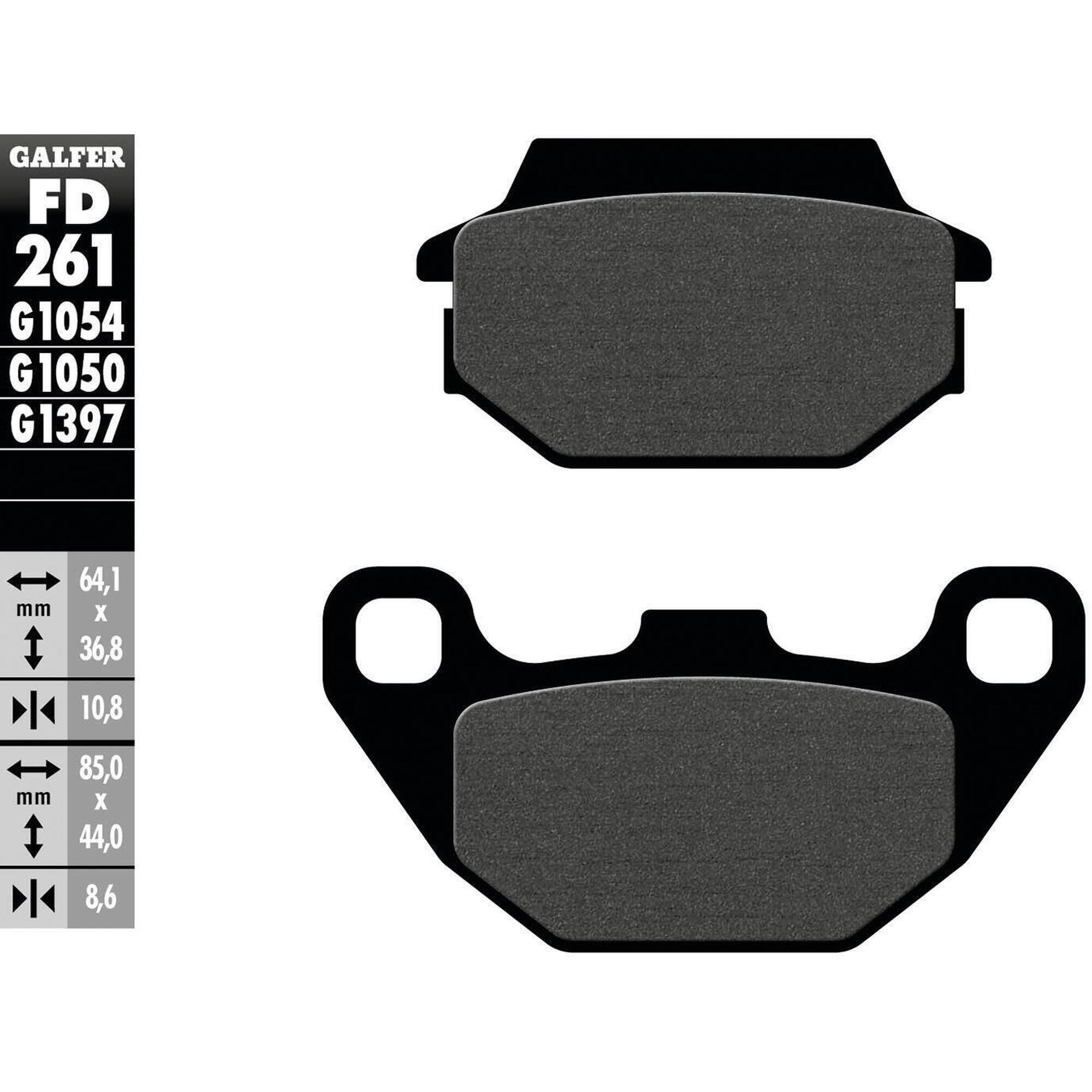 Klocki hamulcowe Galfer FD261 G1054 organiczne standard