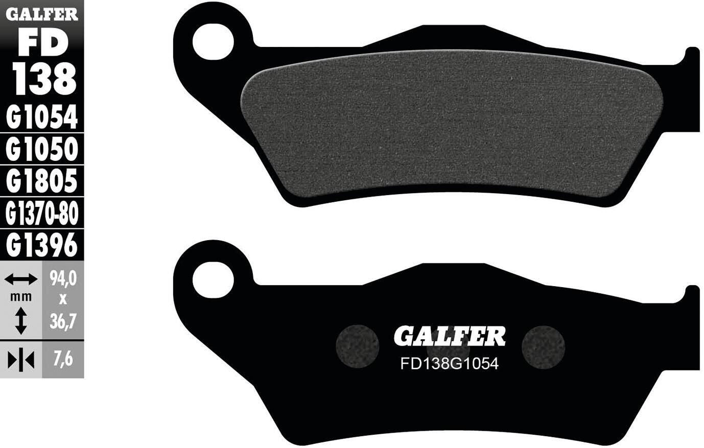 Klocki GALFER FD138 (G1054) 94 x 36,7 mm