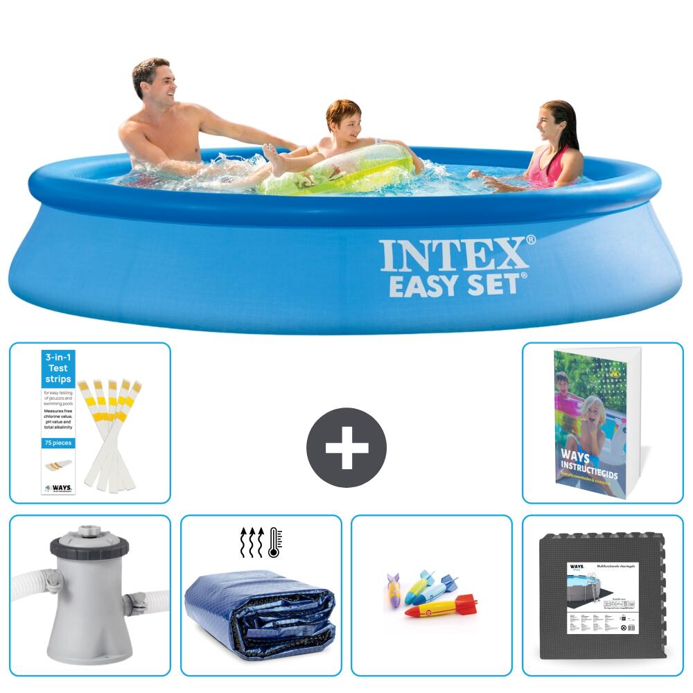 INTEX Basen Easy Set Okrągły - 305x61 cm - 7-częściowy S177