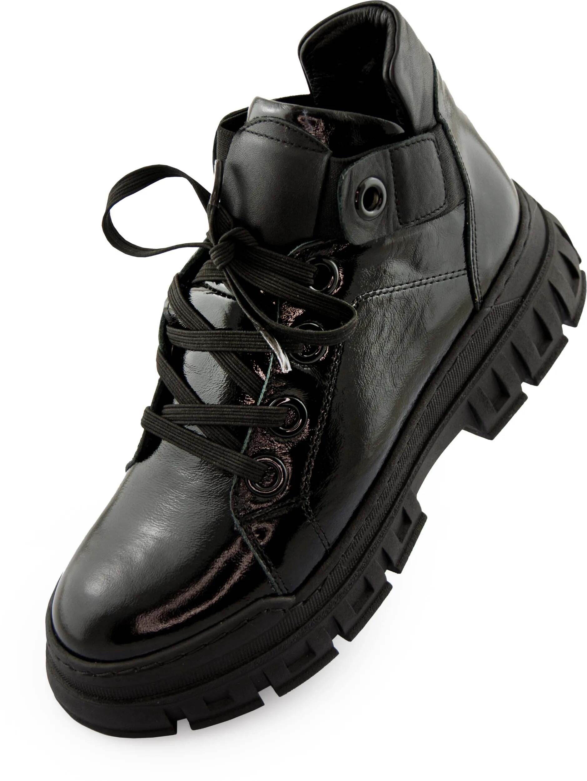 Buty damskie skórzane Nell 157, czarne