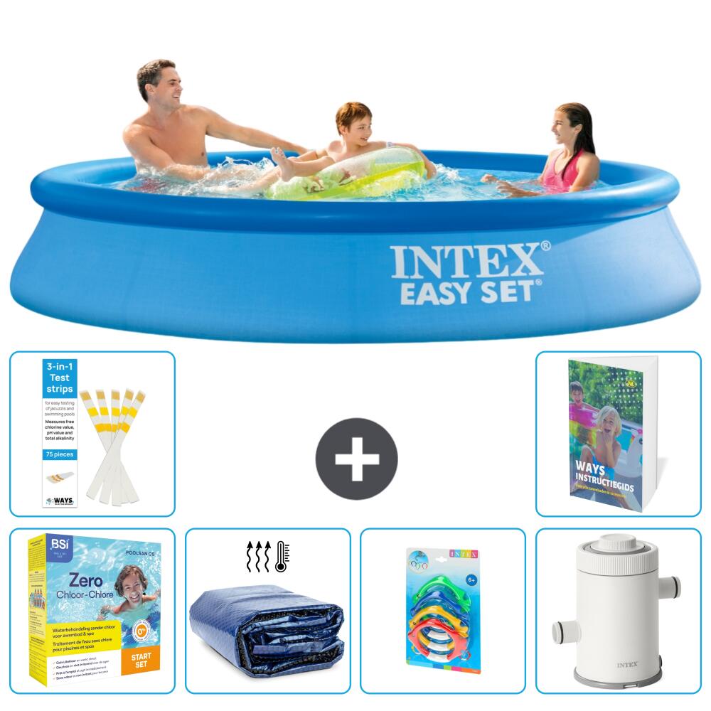 INTEX Basen Easy Set Okrągły - 305x61 cm - 7-częściowy S7
