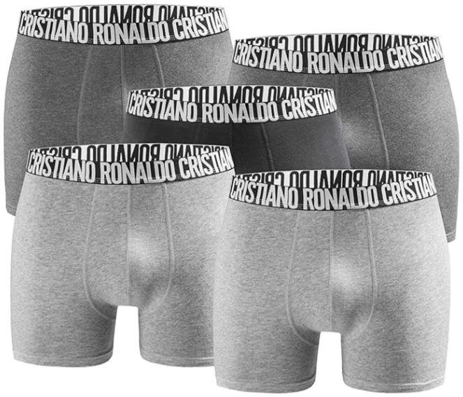 CR7 Bokserki męskie 5-pack, antracyt, rozmiar M