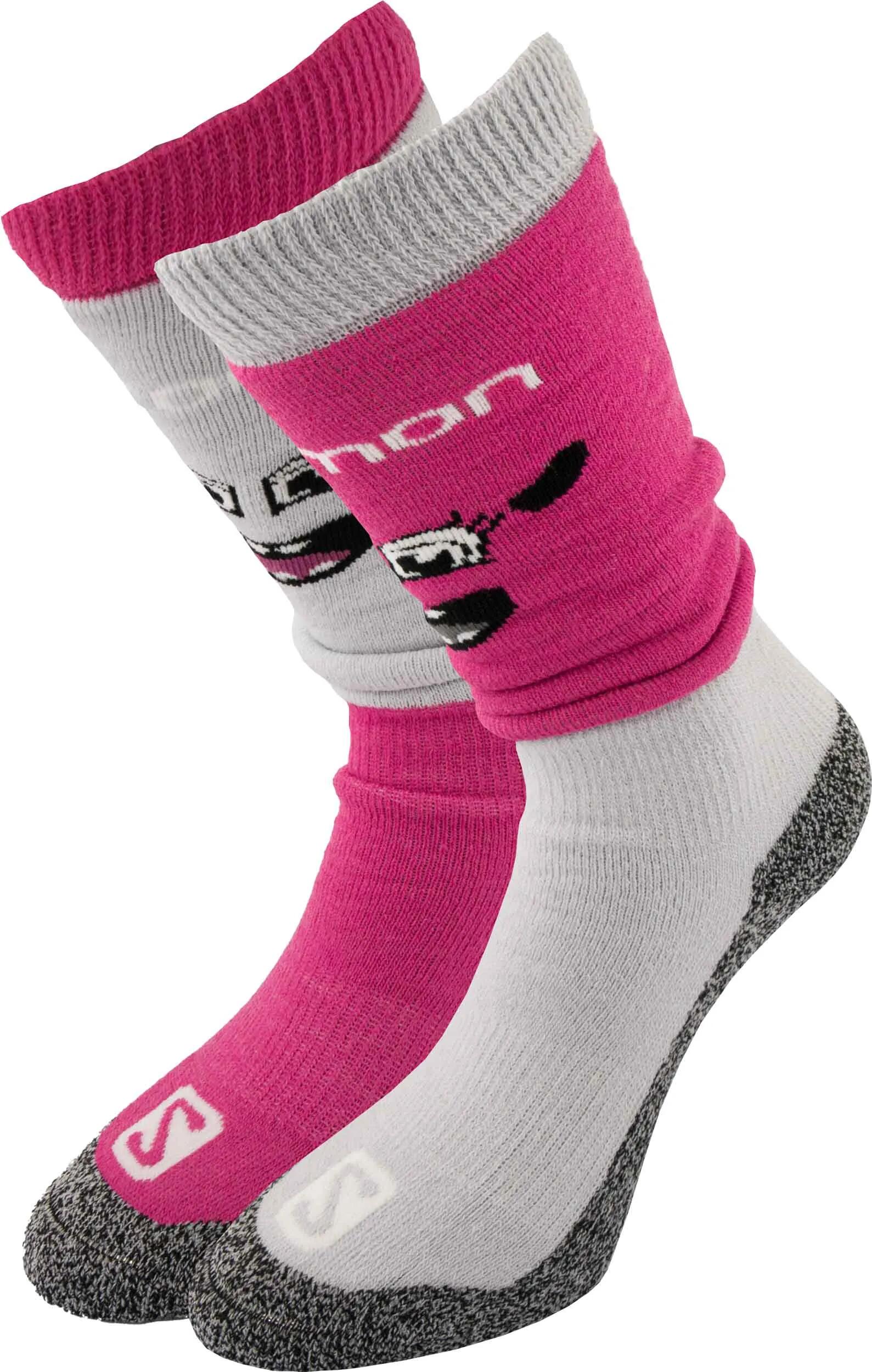 Salomon Jr Diablo M 2-pak Szary/Różowy Różowy 35-38