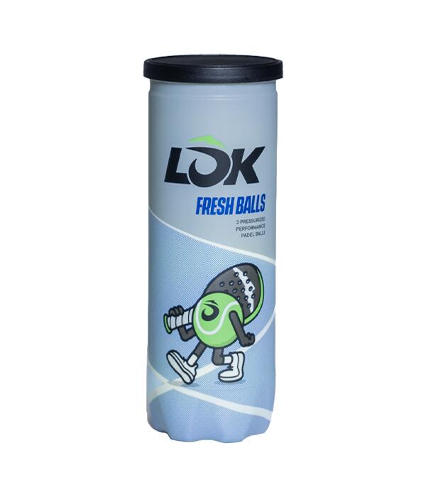 3-pak Lok Fresh Padel Balls Multicolor